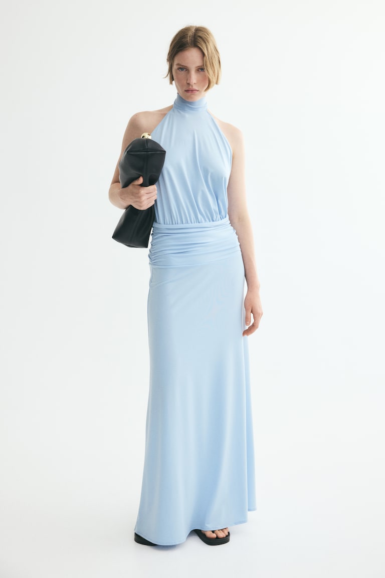 Maksi haljina s halter izrezom