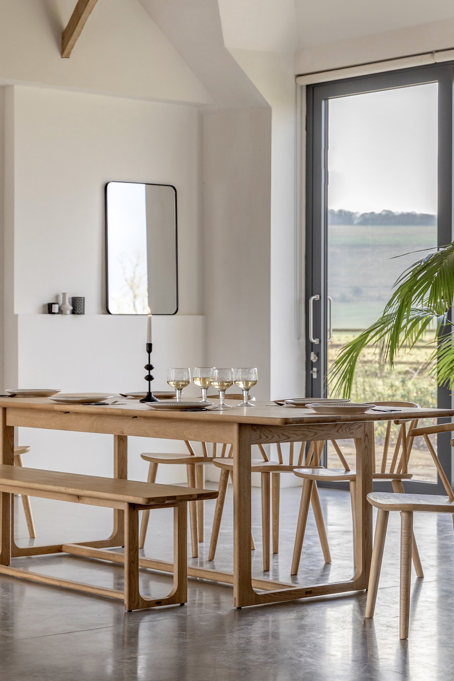 Wooden Extendable Dining Table