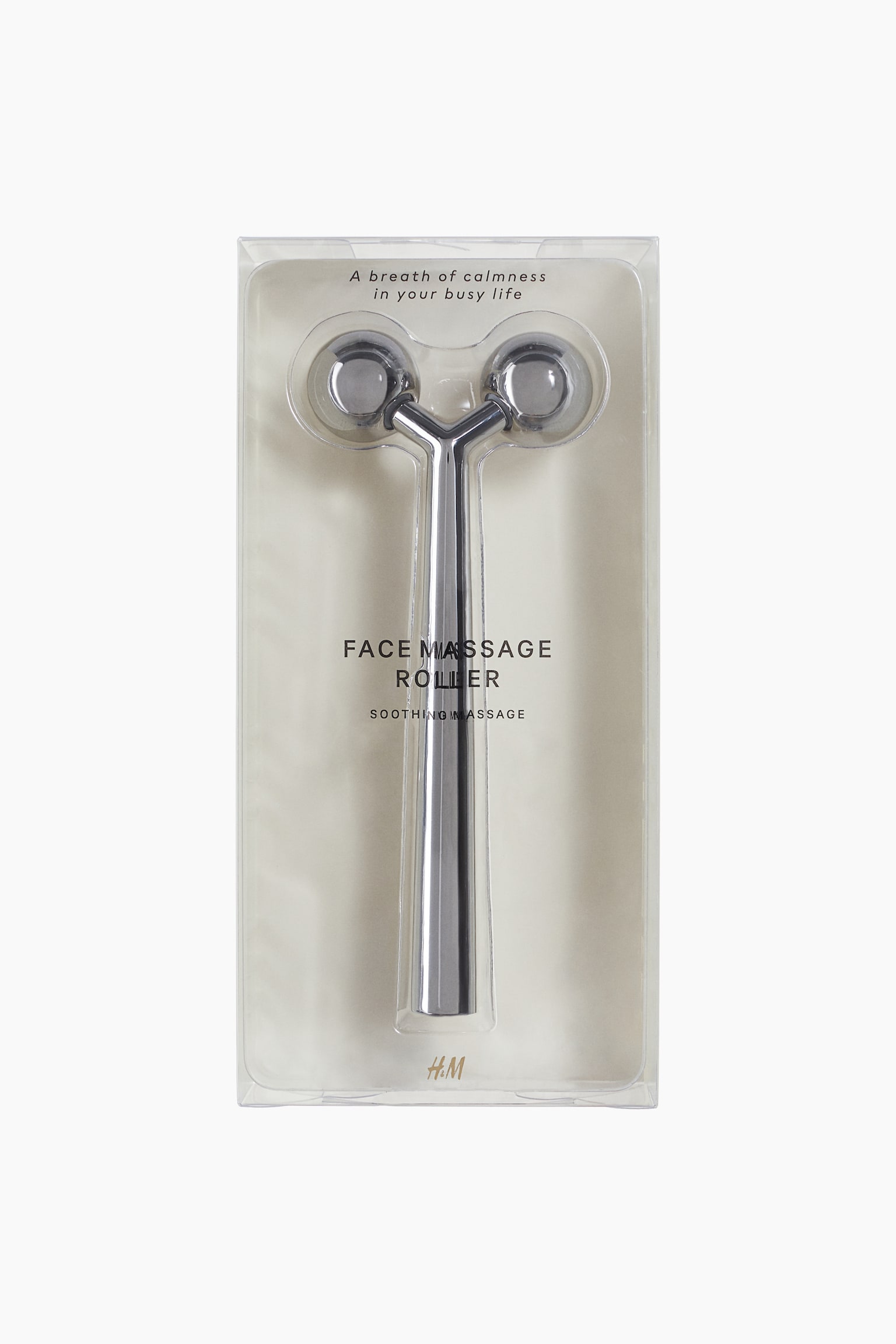 Face massage roller - Silver-coloured - 3