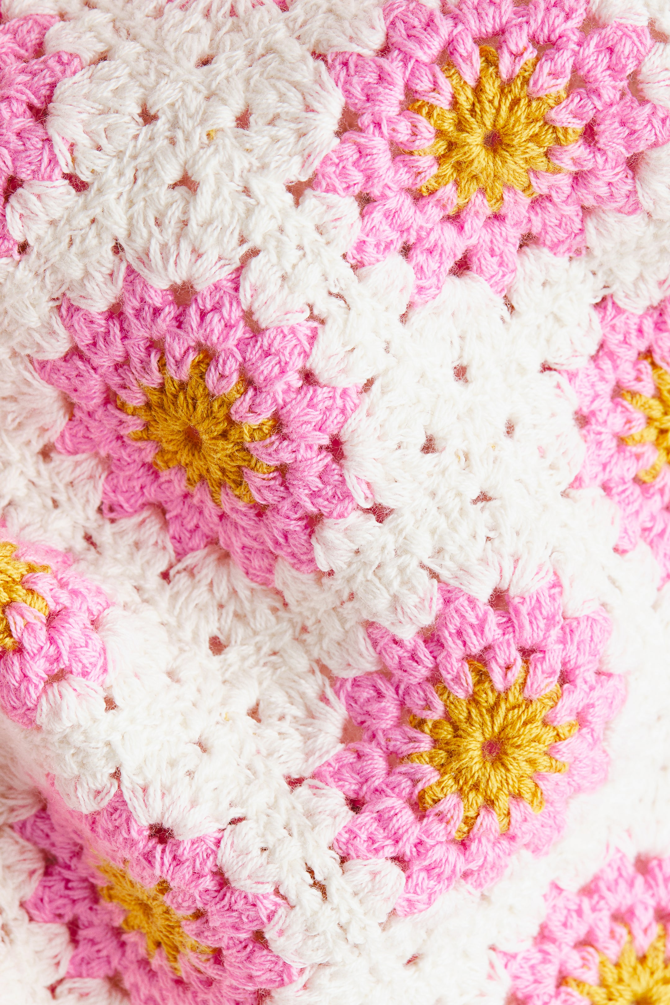2-Piece Crochet-Look Cotton Set