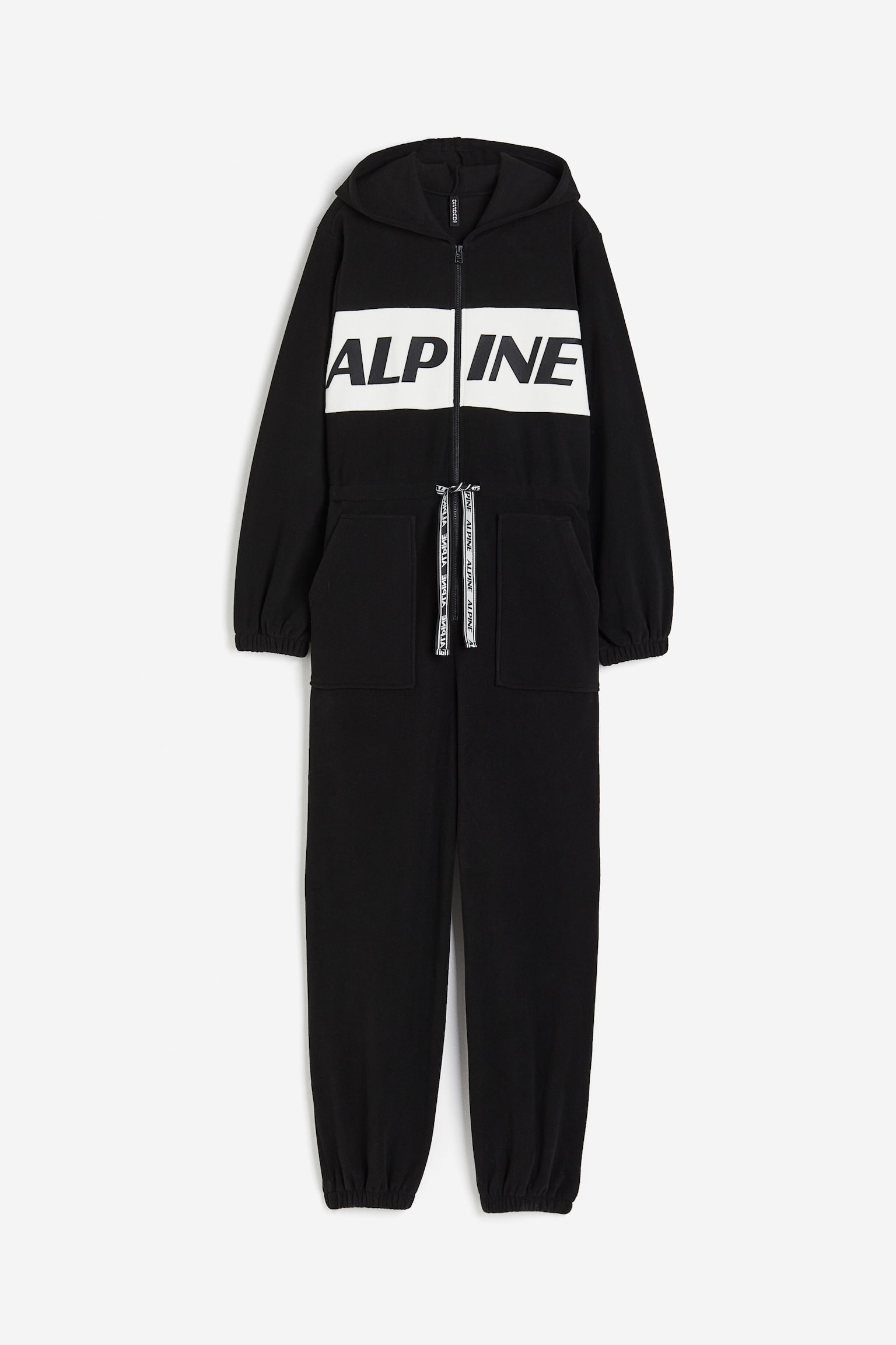 Fleece jumpsuit - Black/Alpine - 1