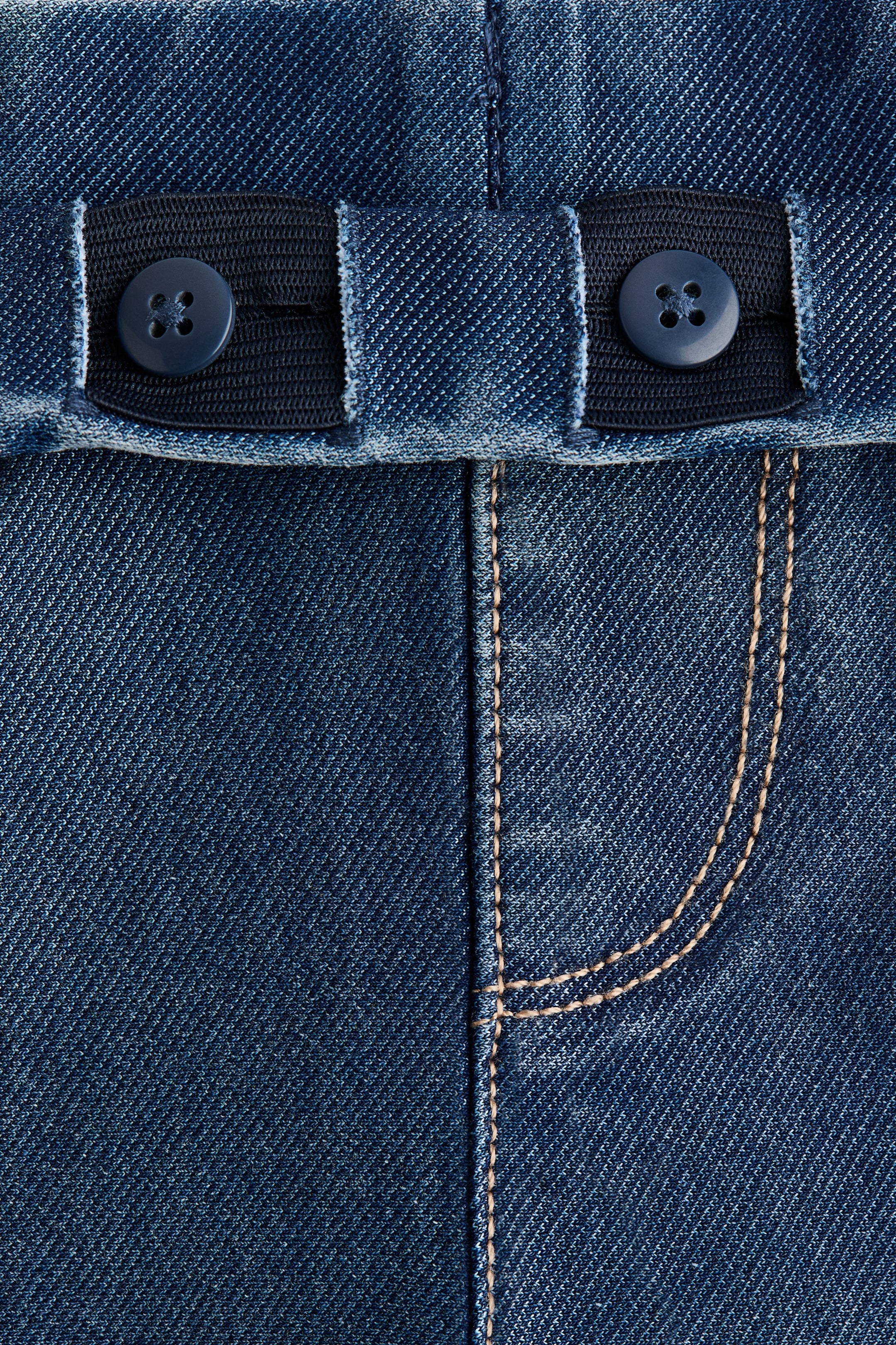 View larger image: Denim-look wide-leg jeggings - Denim blue - Kids | H&M IN 2