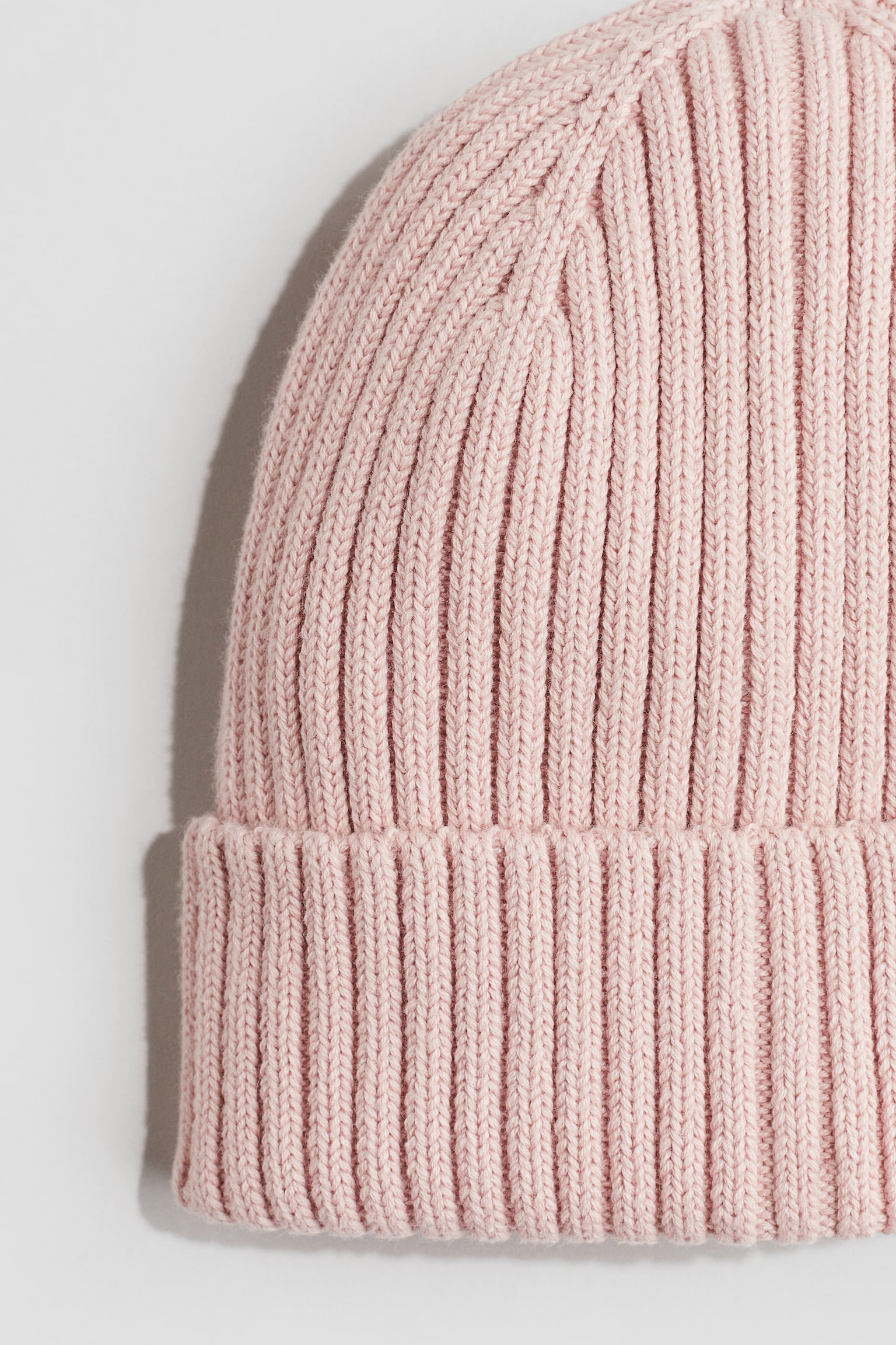 Rib-knit beanie - Light dusty pink/Lime green/Black/Beige - 2