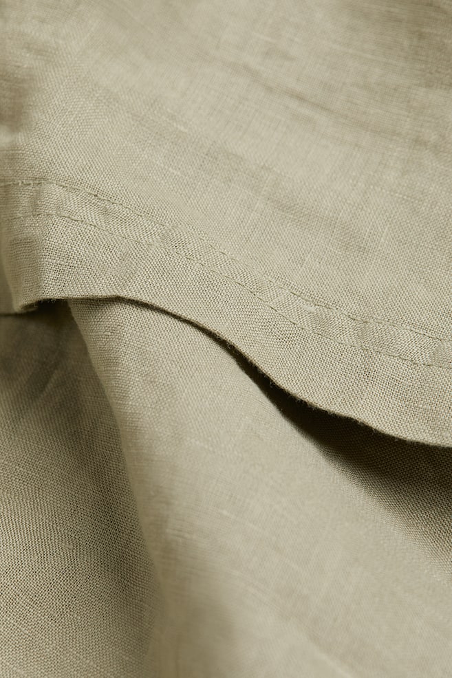 Washed linen tablecloth - Light khaki green/Beige/Grey/White/dc/dc - 3