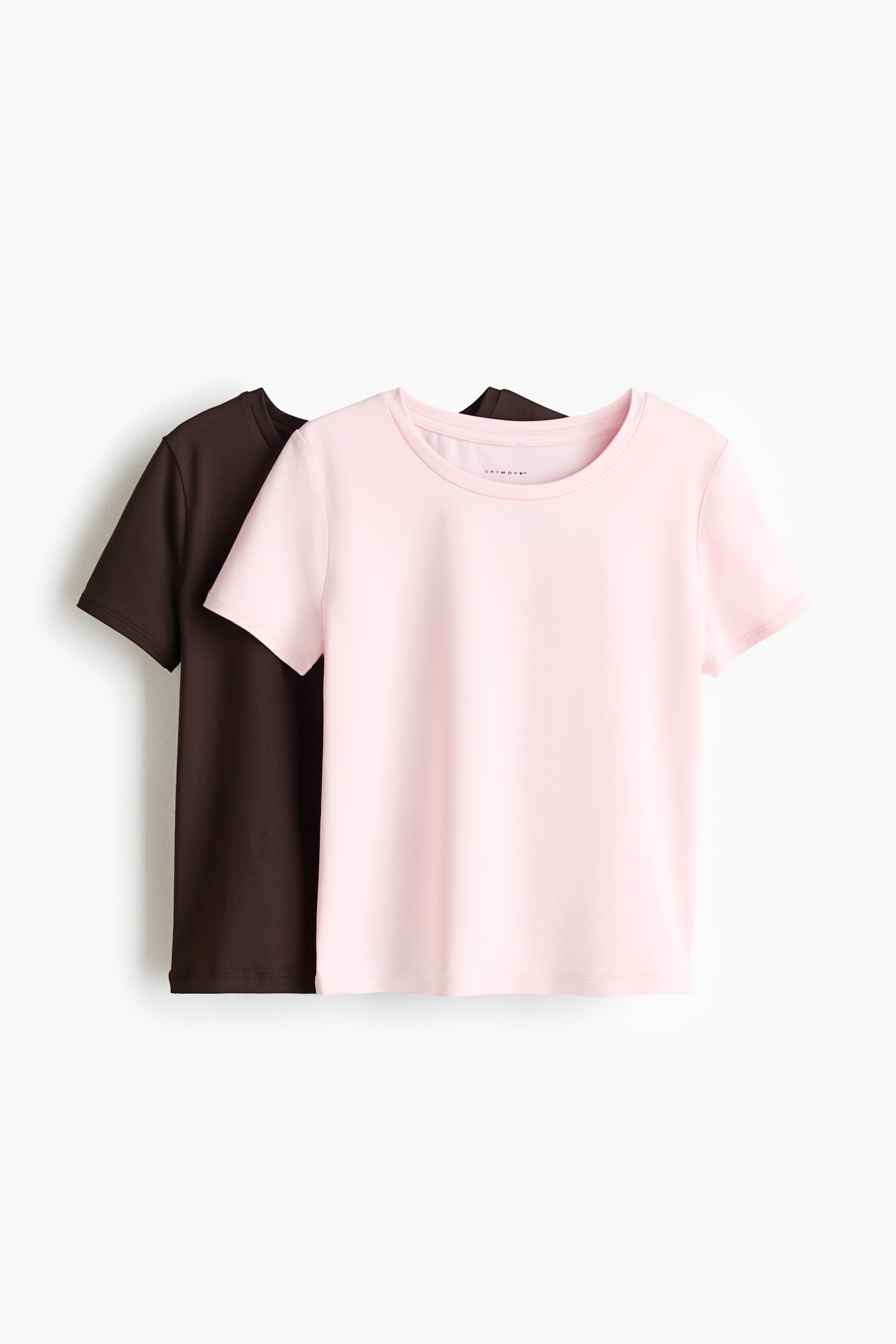 2-pack sports tops with DryMove™ - Light pink/Dark brown/Light blue/Navy blue/Black/White/Lilac plum/Black/Dusty green/Black/Light purple/White/Dusty green/Black/Pink/Black/Black/Light purple