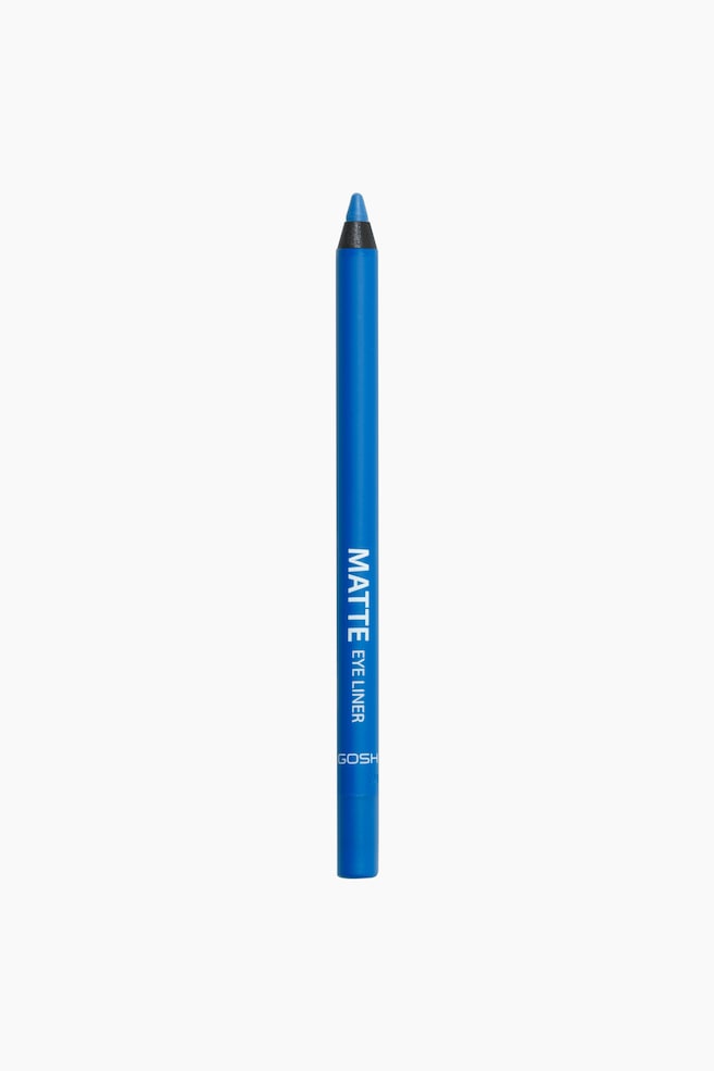 Matte Eye Liner - Caribbean/True Violet/Mocha/Matt Black/Forest Green/Alligator/Mole/Mahogany/Olive Green/Dusty Violet/Ocean Mist/Black Violet/Classic Grey/Crazy Blue/Dover White/Grey/Midnight Blue/Chocolate Brown/Nude - 1