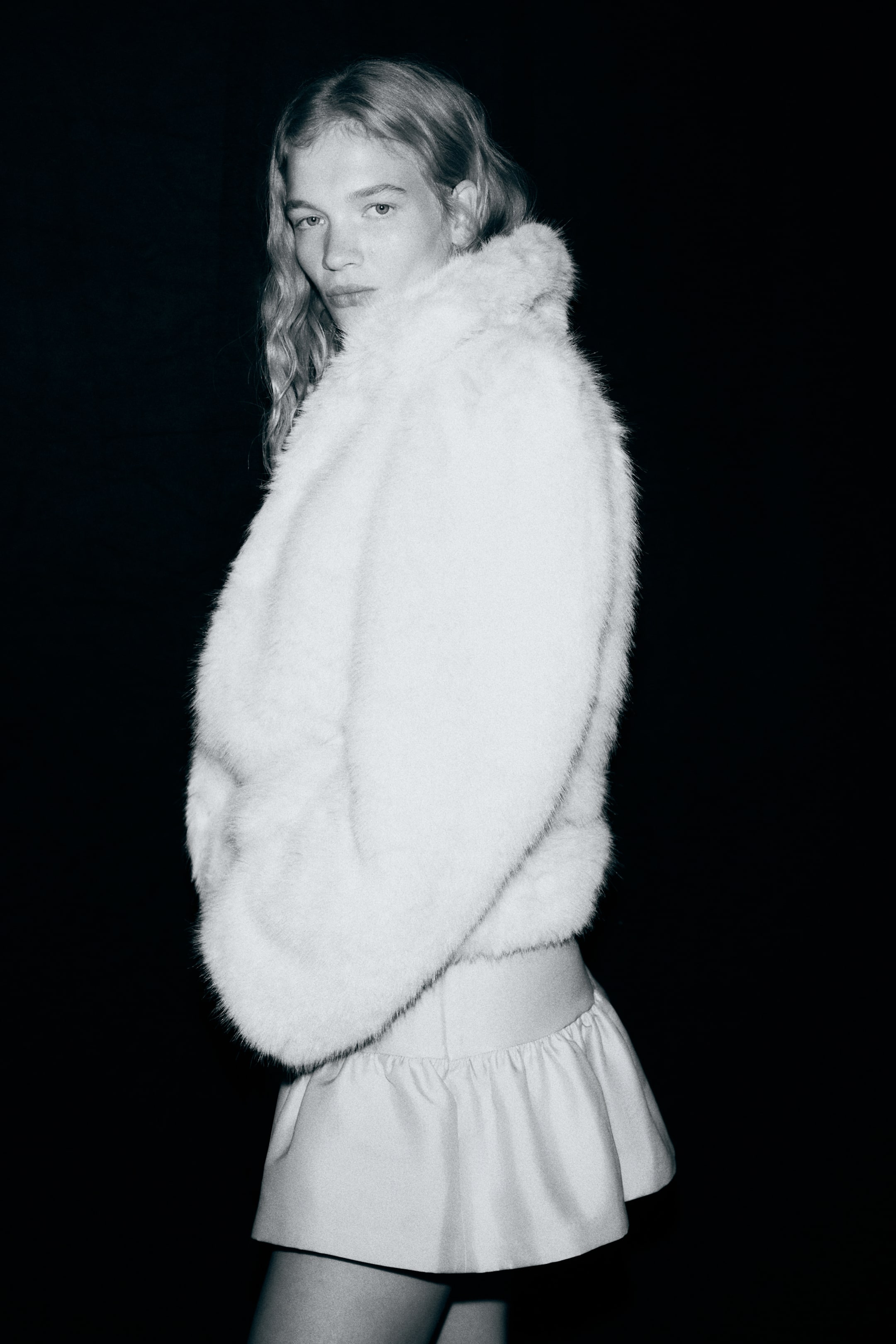 Προβολή μεγαλύτερης εικόνας: Μίνι σορτς-φούστα με πτυχώσεις - Ανοιχτό μπεζ - Ladies | H&M GR 3