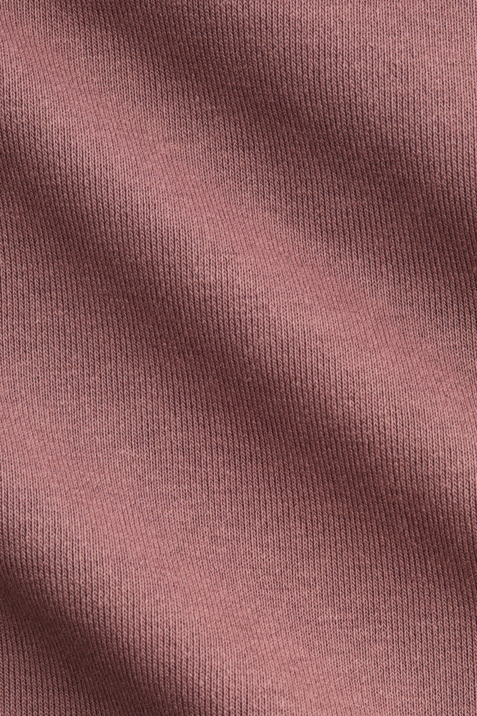 Collared sweatshirt - Dark dusty pink/Light grey marl/Dark grey - 3