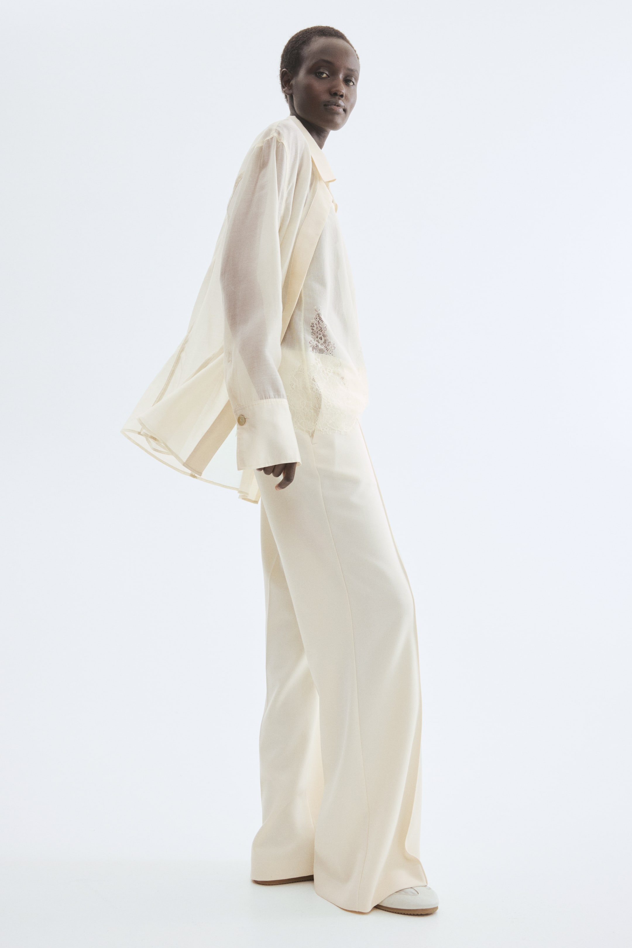 Flared Belted Pants