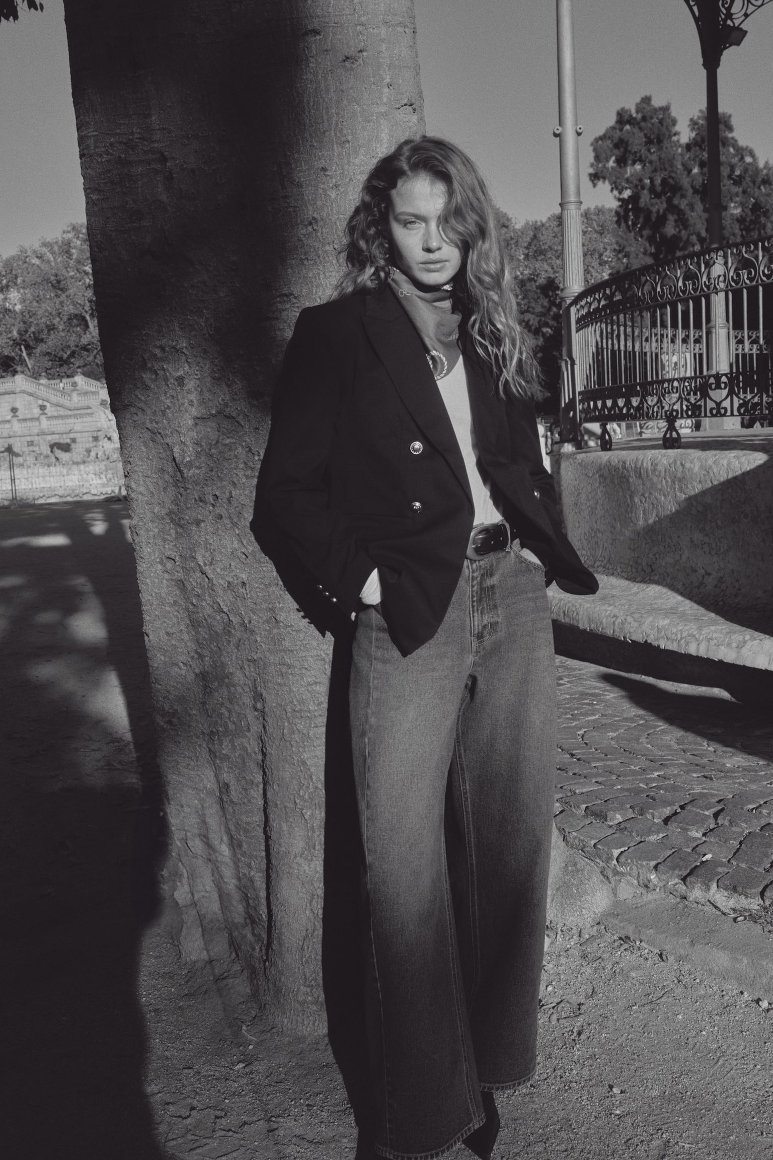 Double-breasted blazer - Navy blue - 6