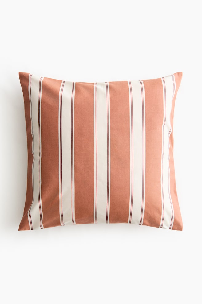 Outdoor cushion cover - Orange/Striped/Dark green/Striped/Dark green/Striped/Orange/Striped/Beige/Striped/Dark grey/Striped/White/Green striped/Beige/Striped/Blue/Striped/Blue/Striped/Yellow/Striped/White/Yellow striped/White/Yellow striped/Yellow/Striped/Red/Striped/Yellow/Striped/Red/Striped - 1