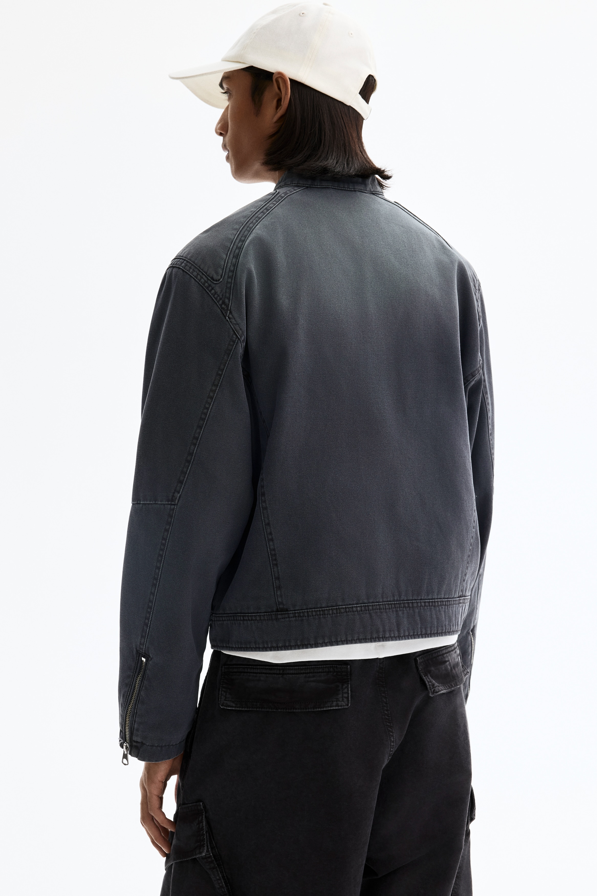 レーサージャケット - グレー - Men | H&M JP