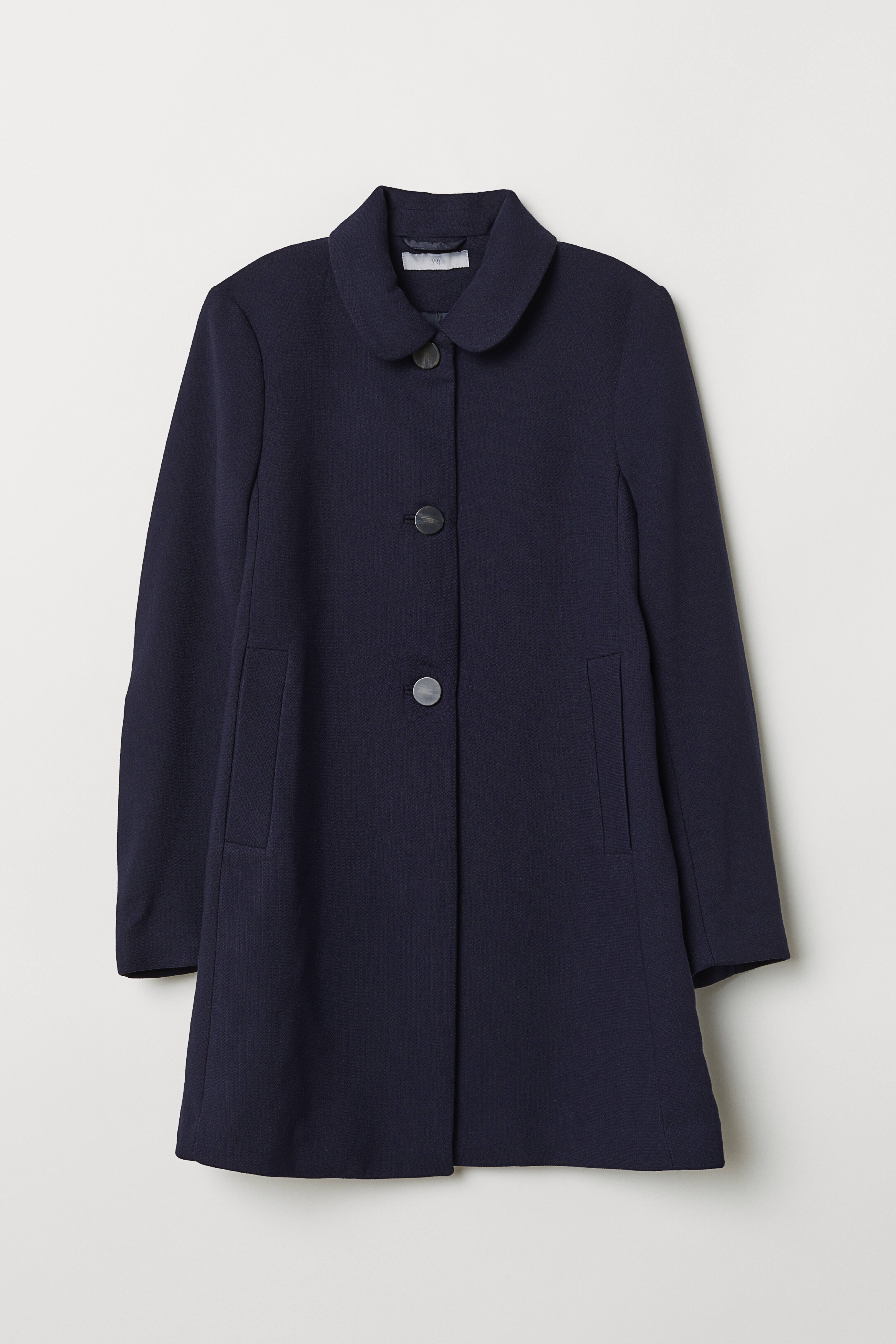 Blue short shops coat