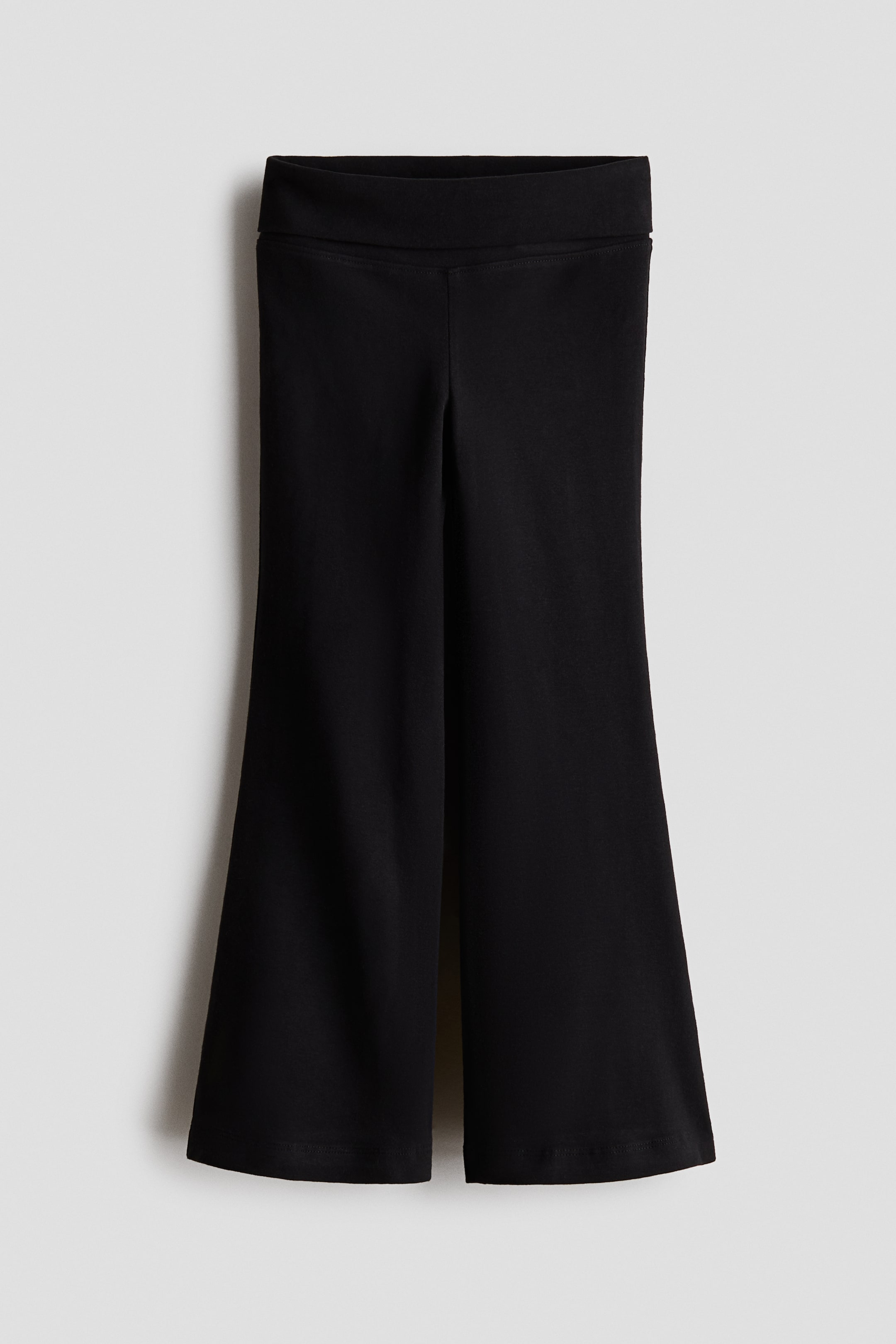 View larger image: Flared cotton leggings - Black - Kids | H&M 1