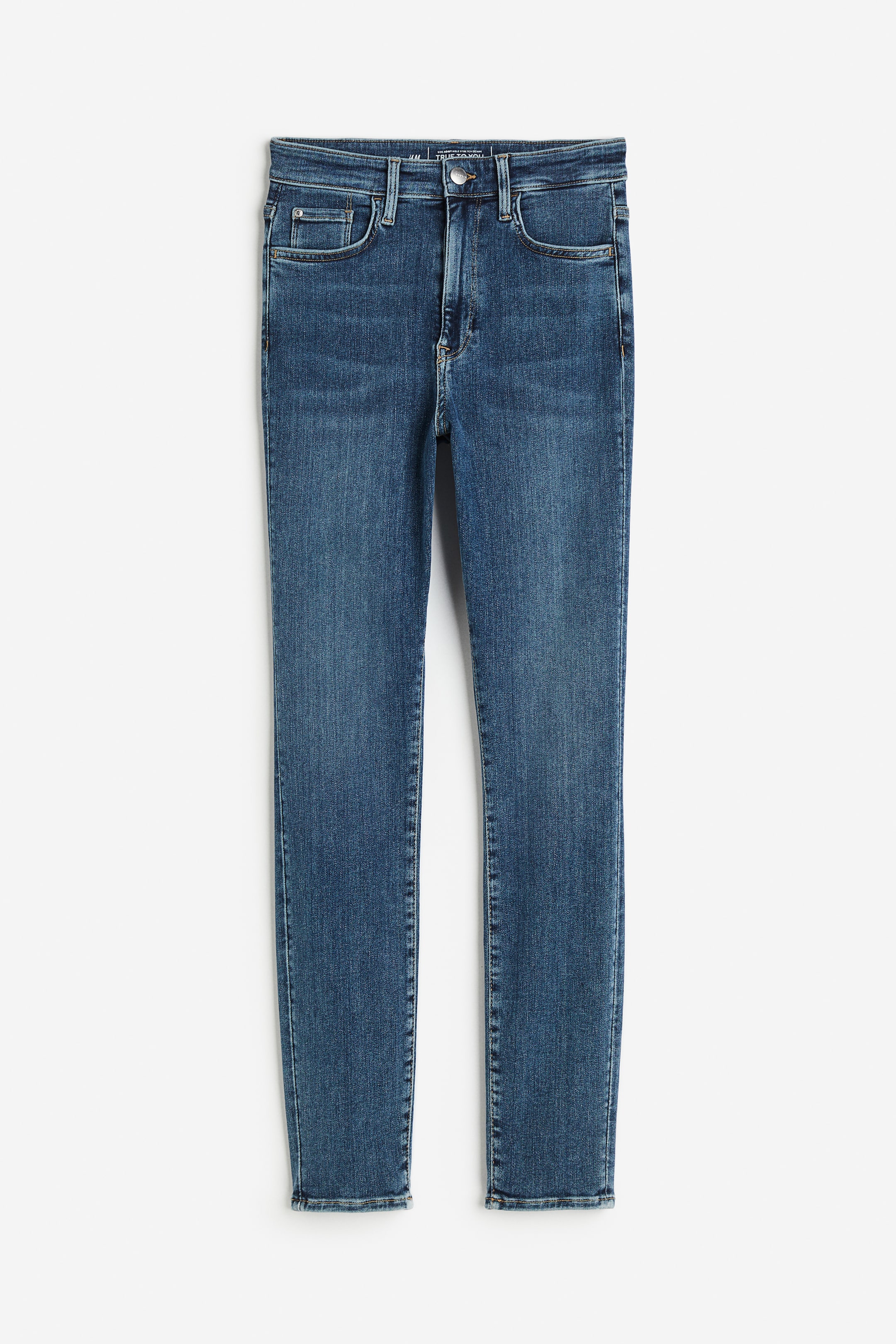 True To You Skinny Ultra High Ankle Jeans