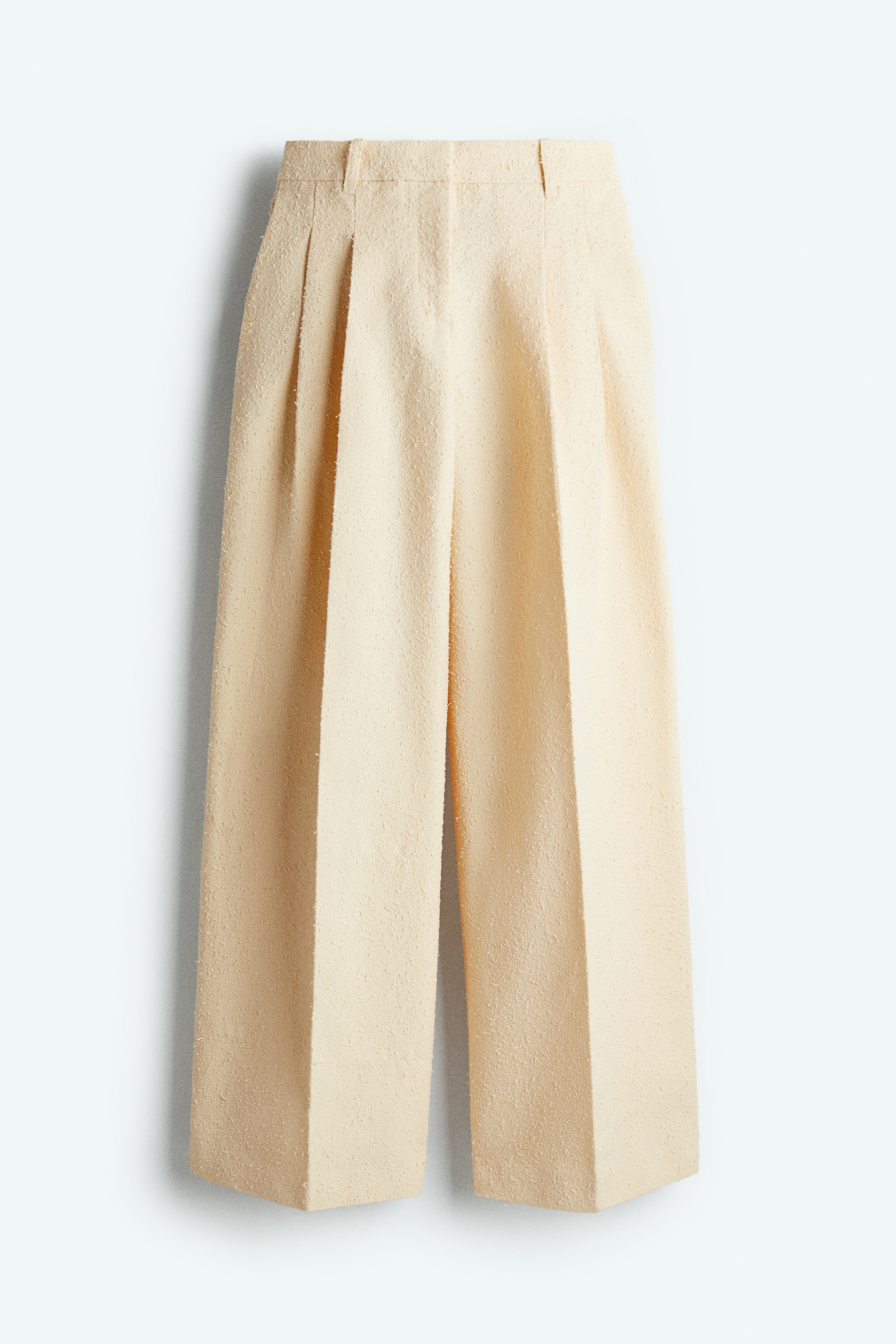 Pantaloni sartoriali ampi - Beige chiaro