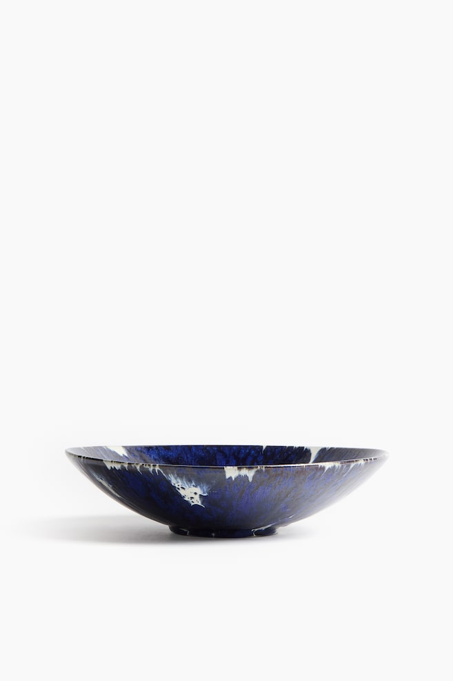 Terracotta Serving Bowl - Dark blue - 1