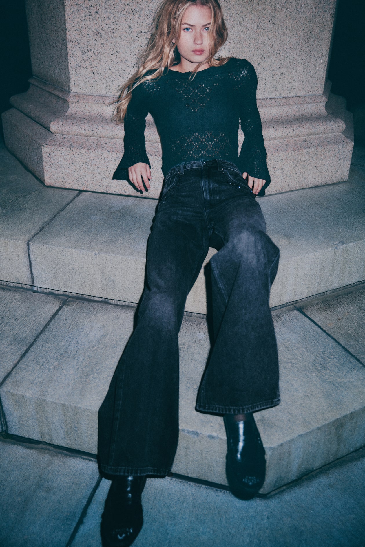 Wide-Leg Ultra High Jeans - image 4