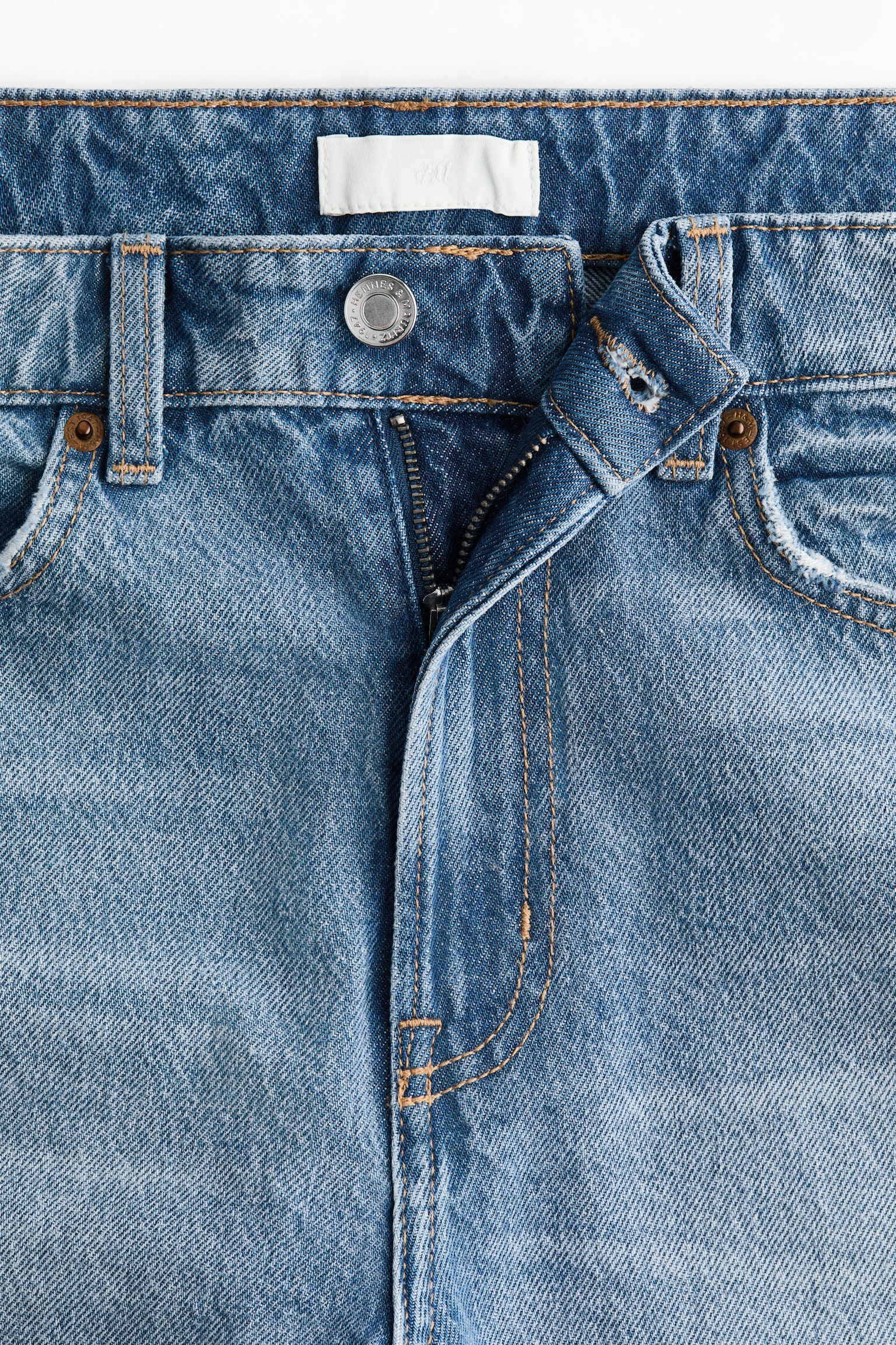 Denim Bermuda shorts - Light denim blue/Light denim blue - 7