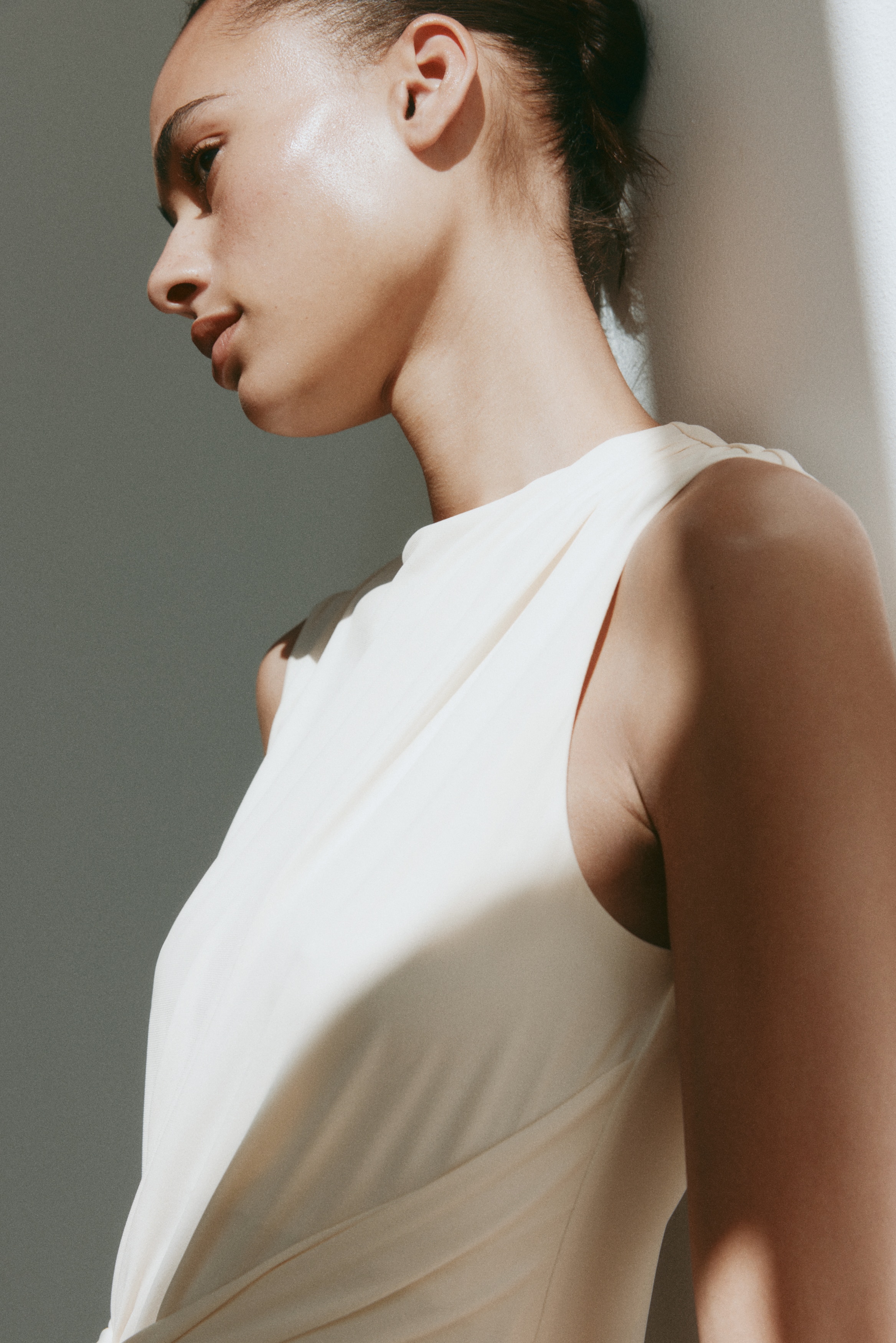 Asymmetric Twist-Detail Dress thumbnail 3