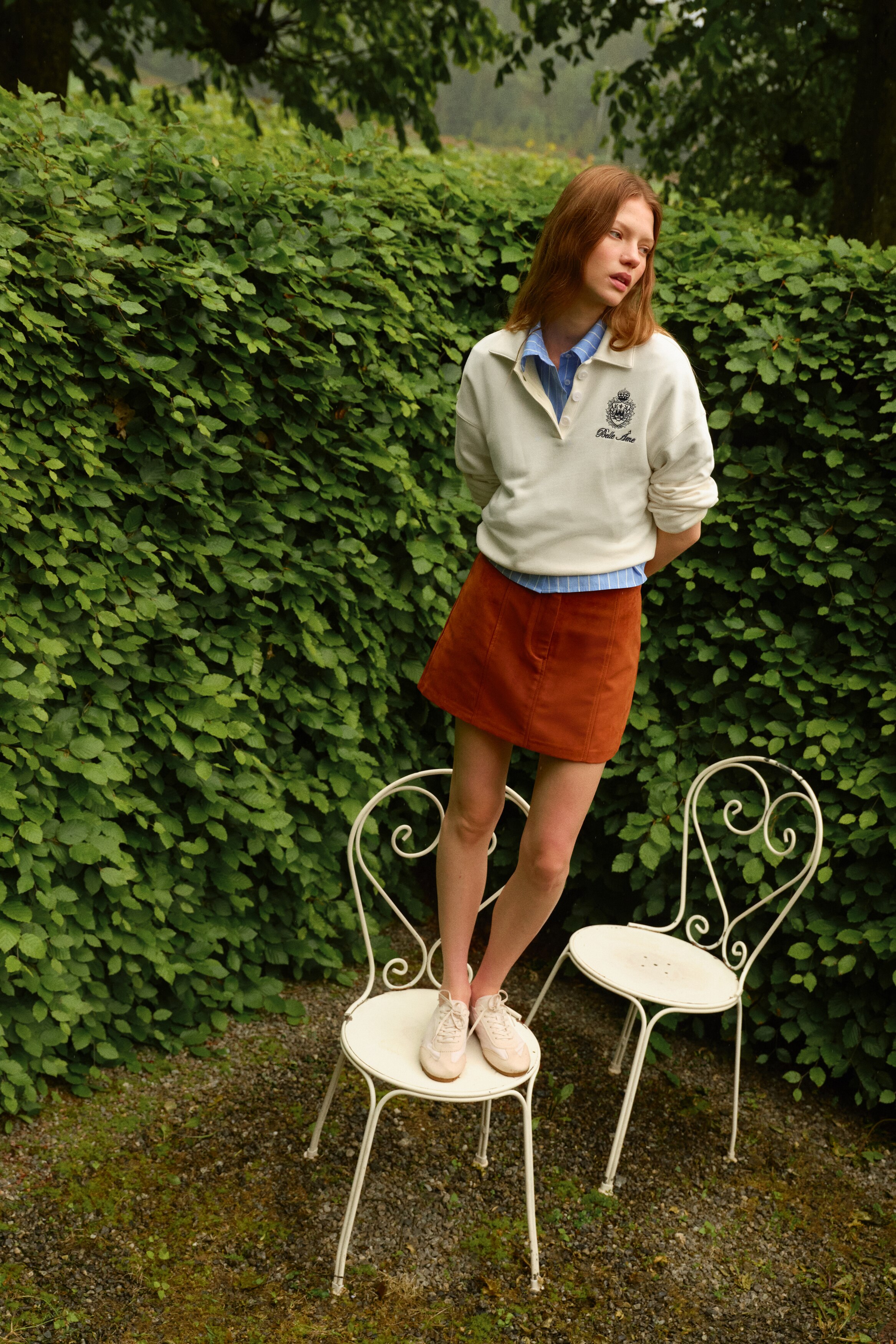 Loose-fit polo shirt
