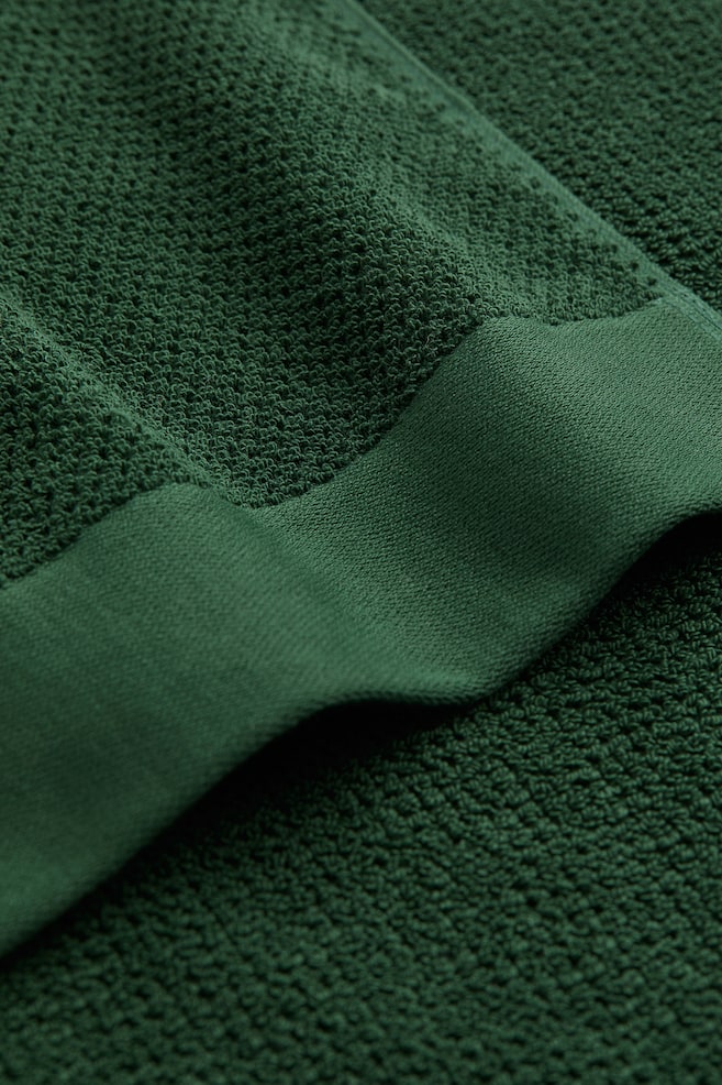 Asciugamano spugna di cotone - Verde scuro/Beige chiaro/Verde salvia/Rosa/Cognac/Bianco/Grigio/Nero - 2