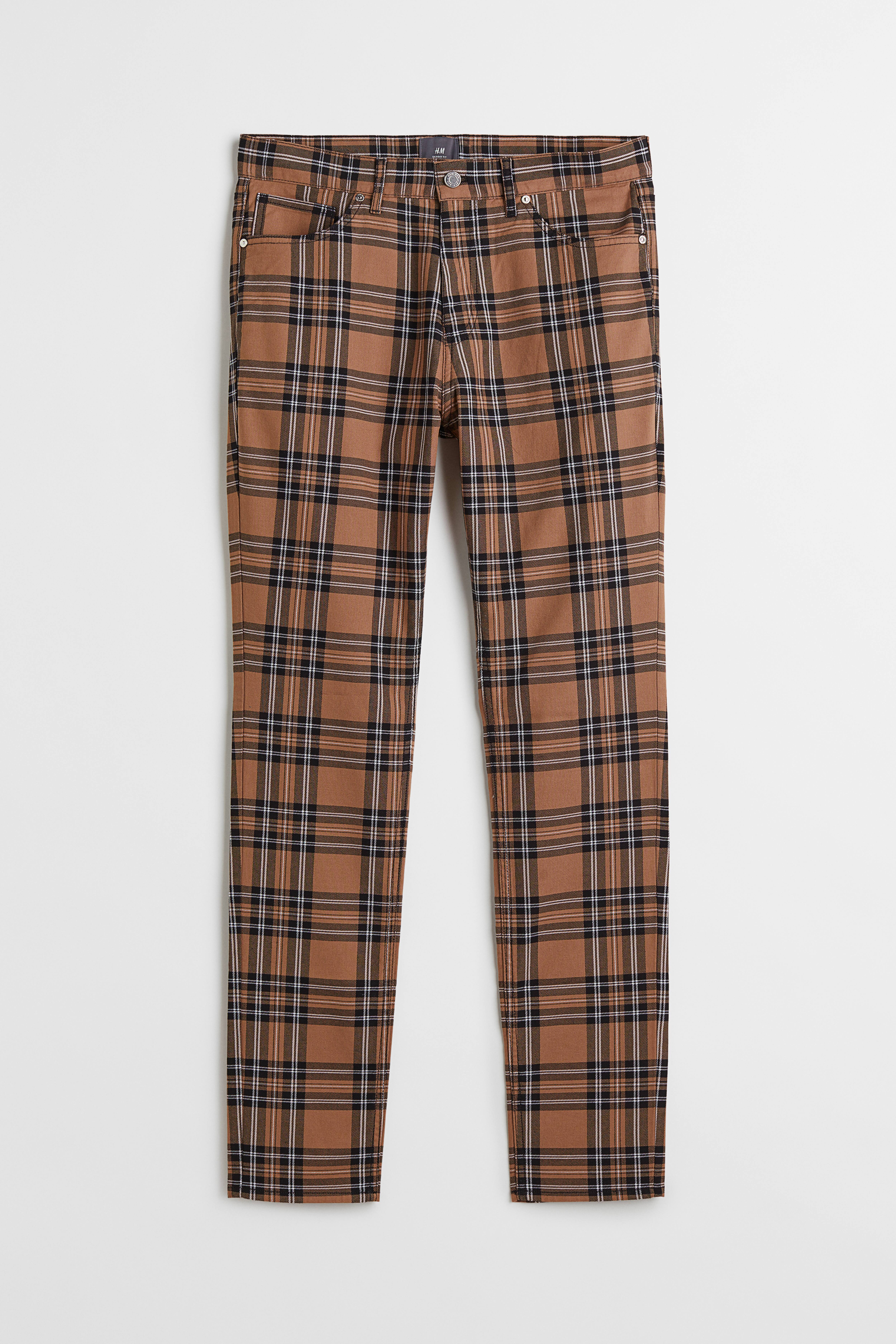 Tartan pants shops h&m