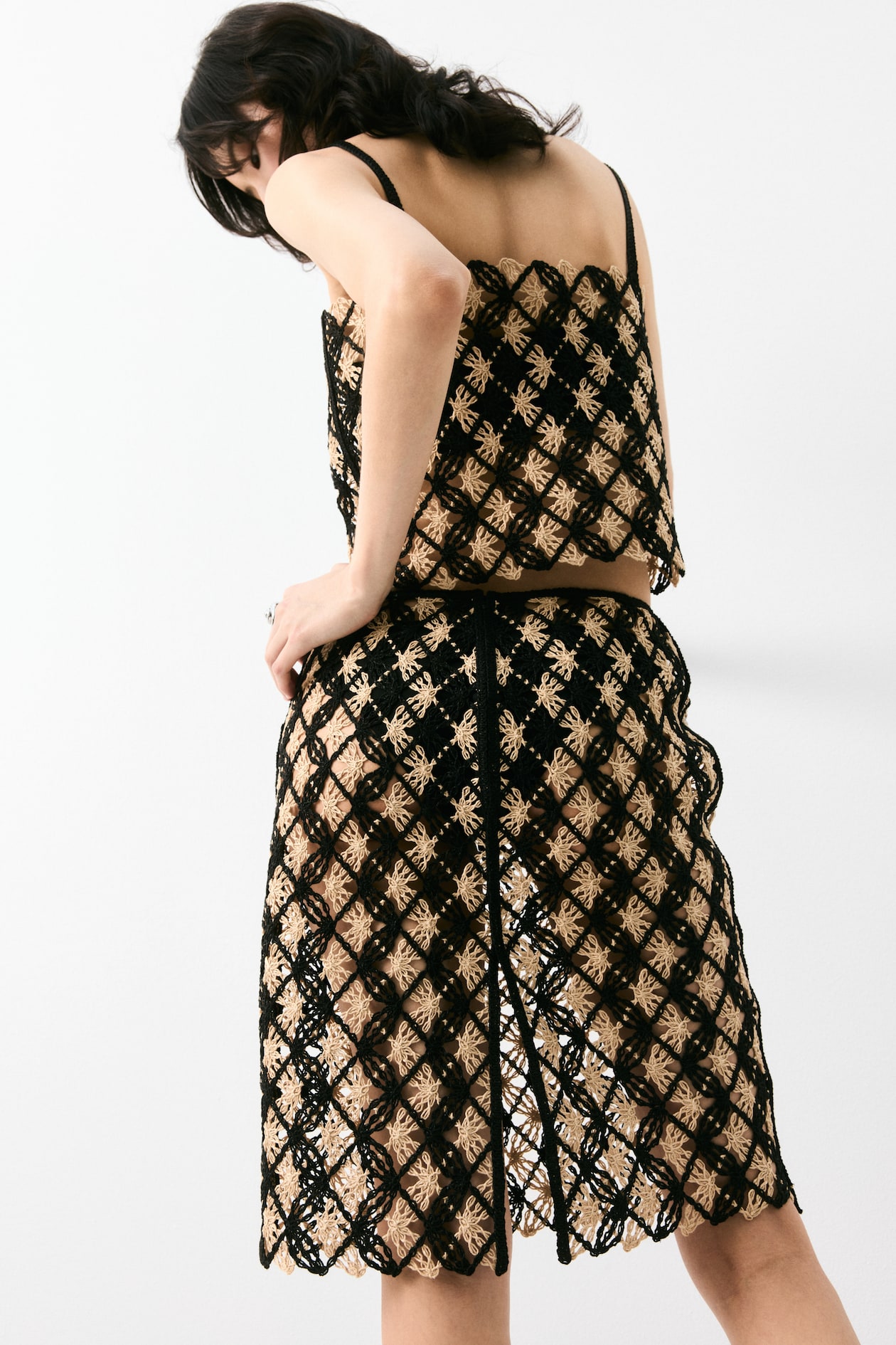 Crochet-Look Skirt - image 3