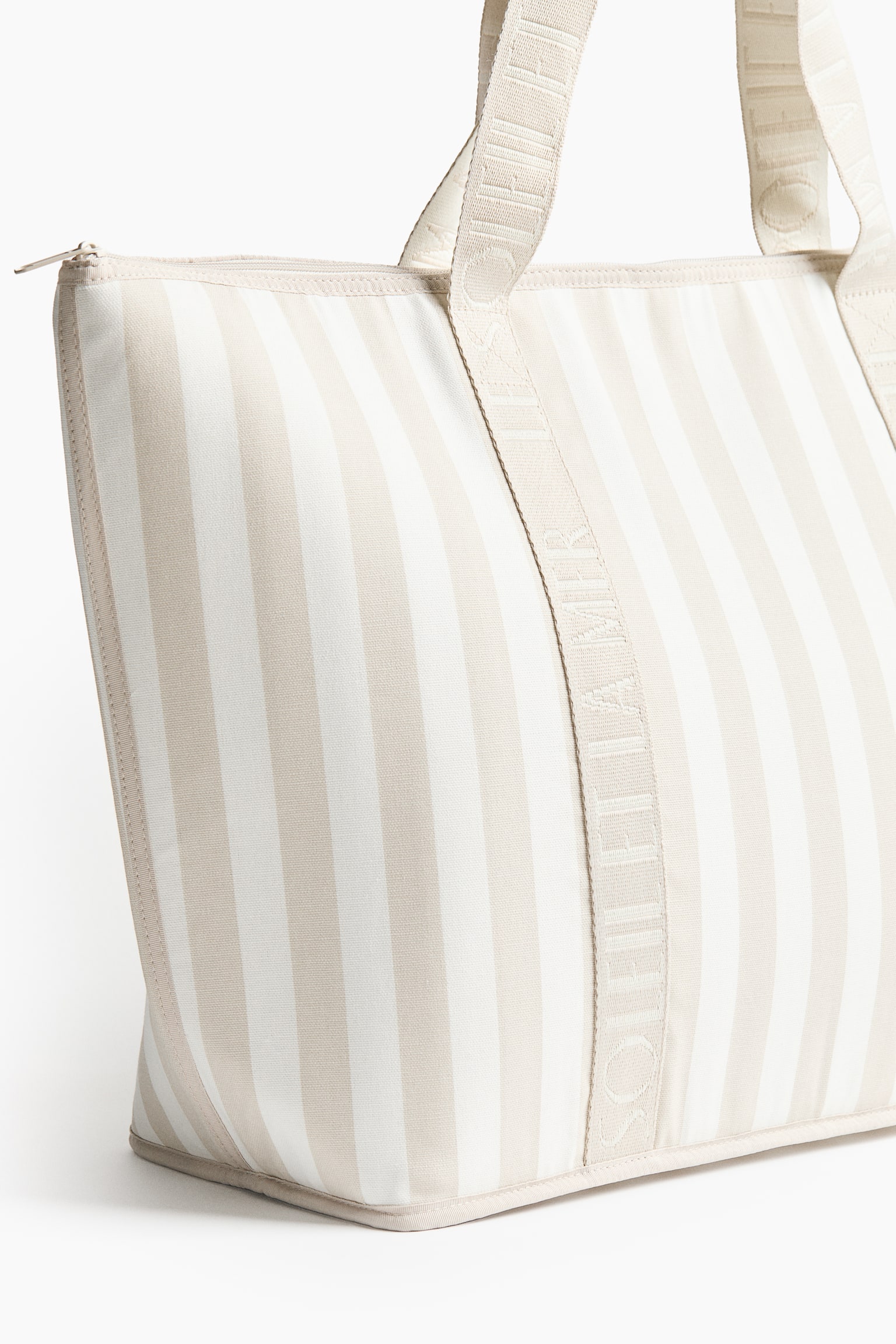 Water-repellent cool bag - Light beige/Striped - 4