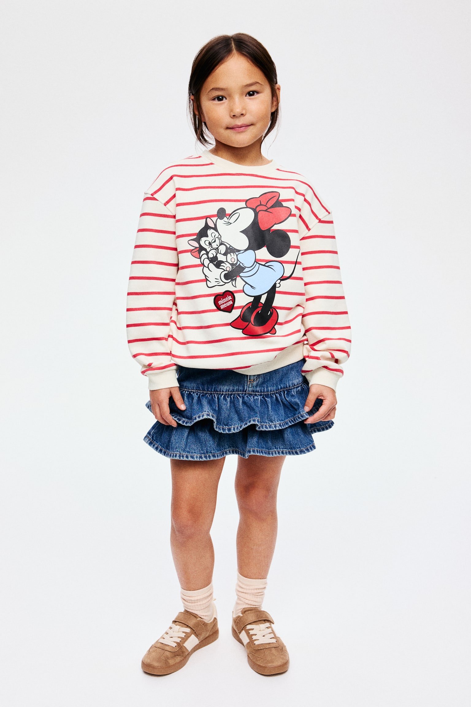 プリントスウェットシャツ - クリーム／ミニーマウス - 2