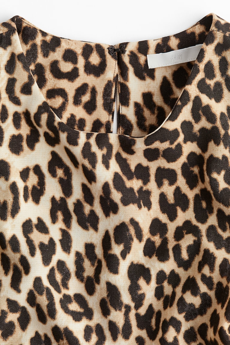 Leopardo Vestidos Animal Print H&m Mujer H&m Vestido