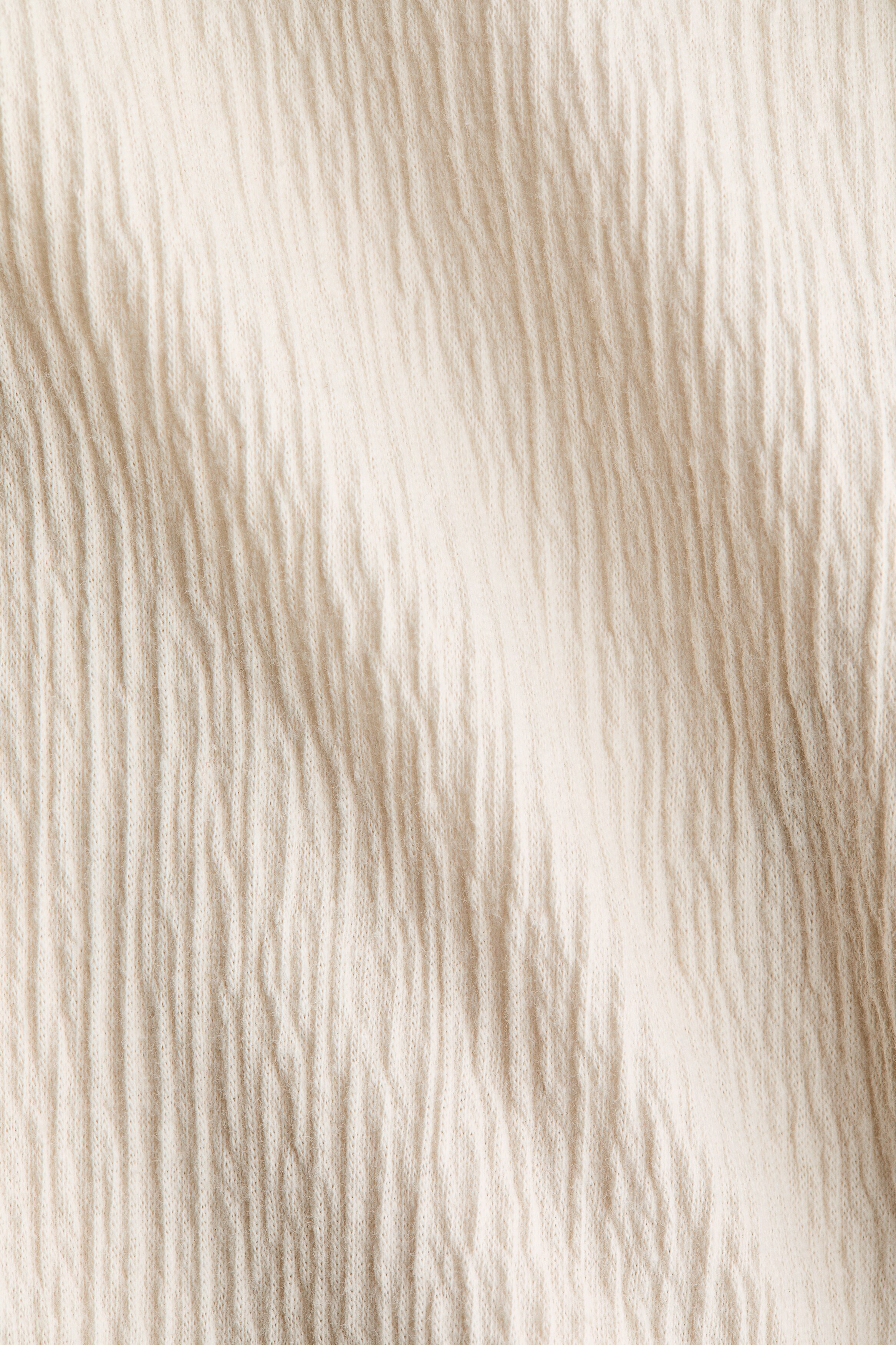 Textured-knit tie-detail top