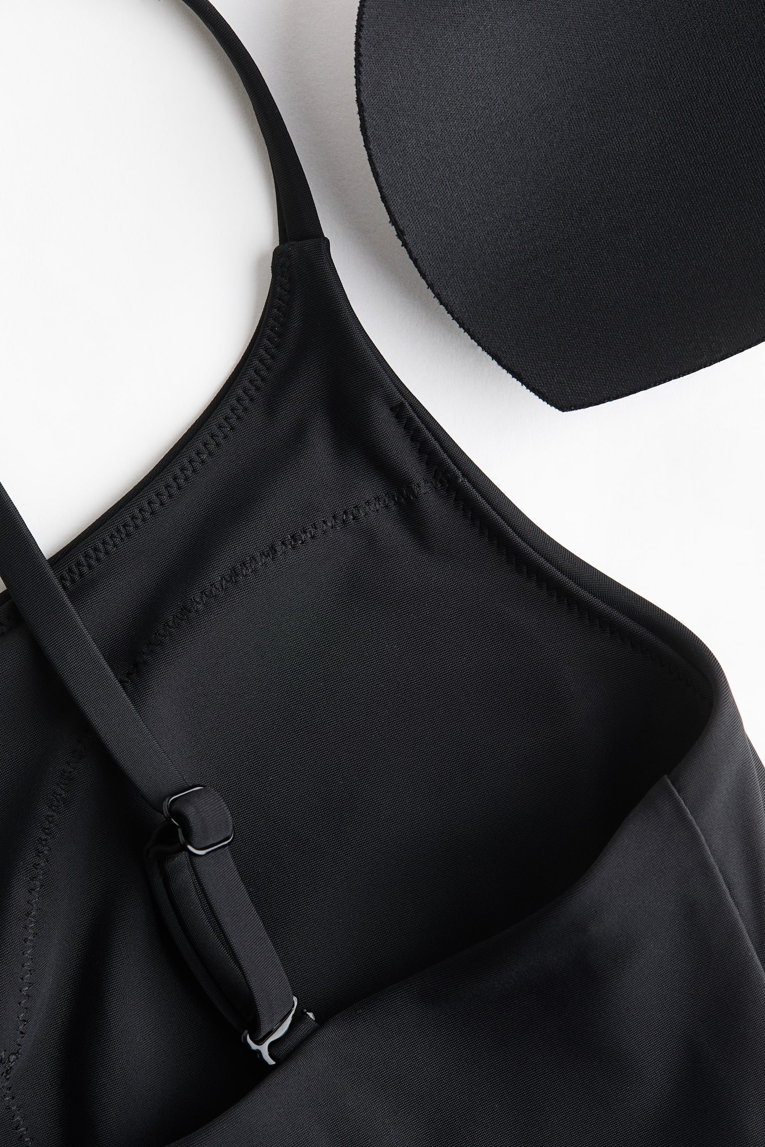 Haut de tankini Lycra🅫 avec soutien-gorge intégré - Noir - 7