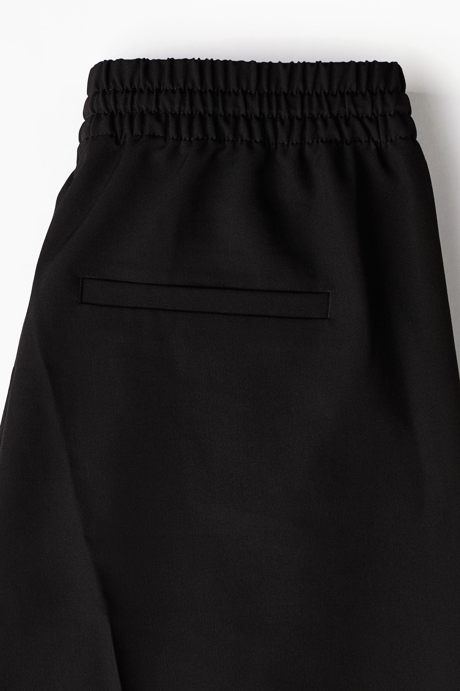 Tailored drawstring trousers - Black/Dark grey/Greige marl - 4