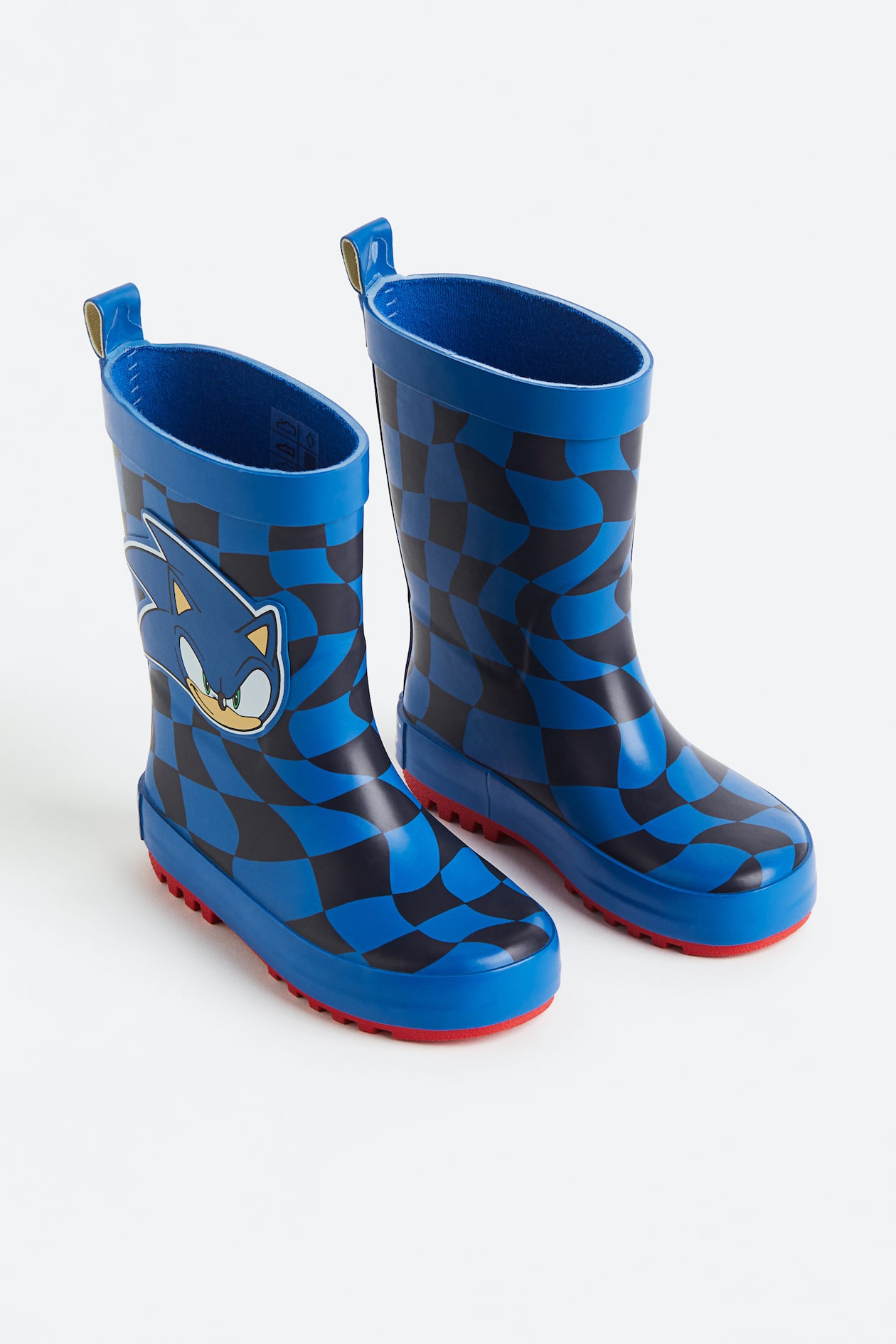 Printed wellingtons Bright blue/Sonic the Hedgehog Kids H&M IE