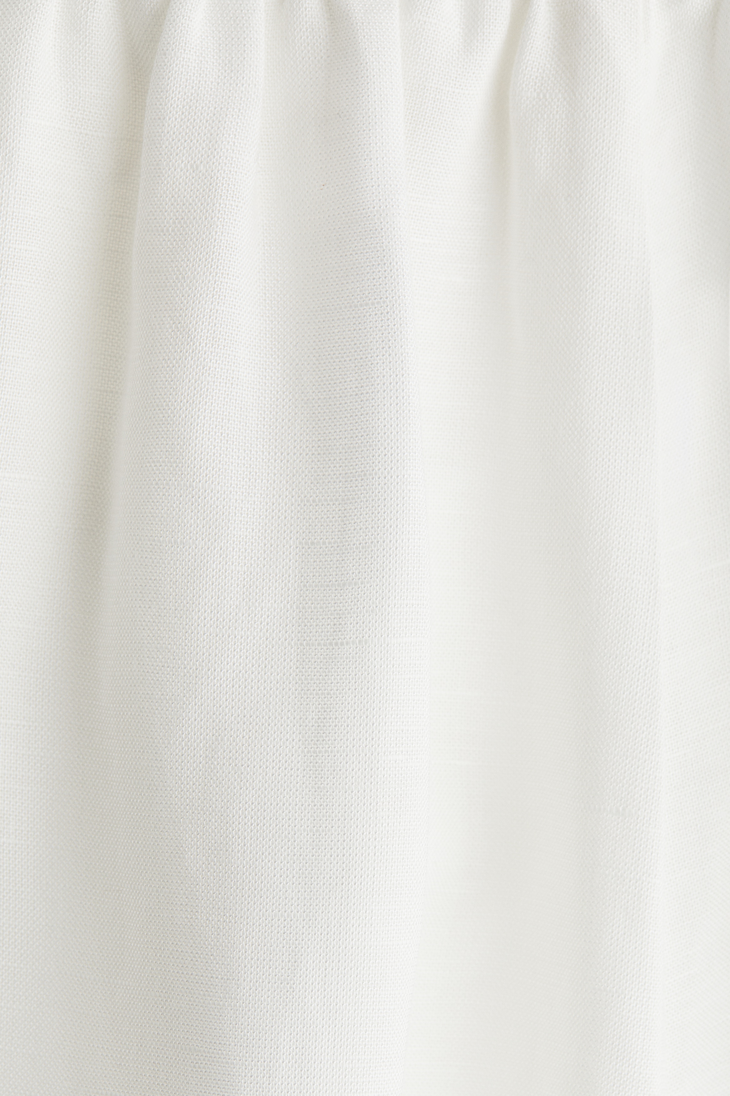 Linen-blend skirt