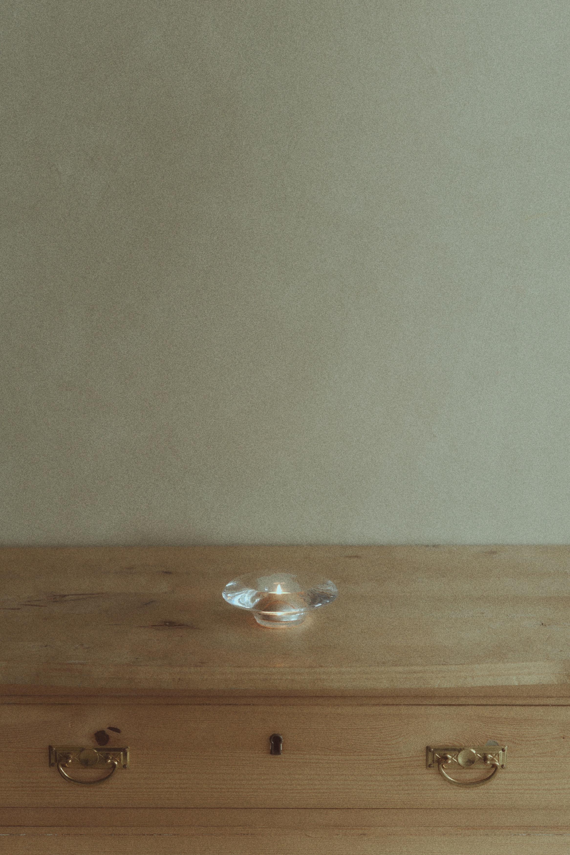 ガラスティーライトホルダー - トランスペアレント