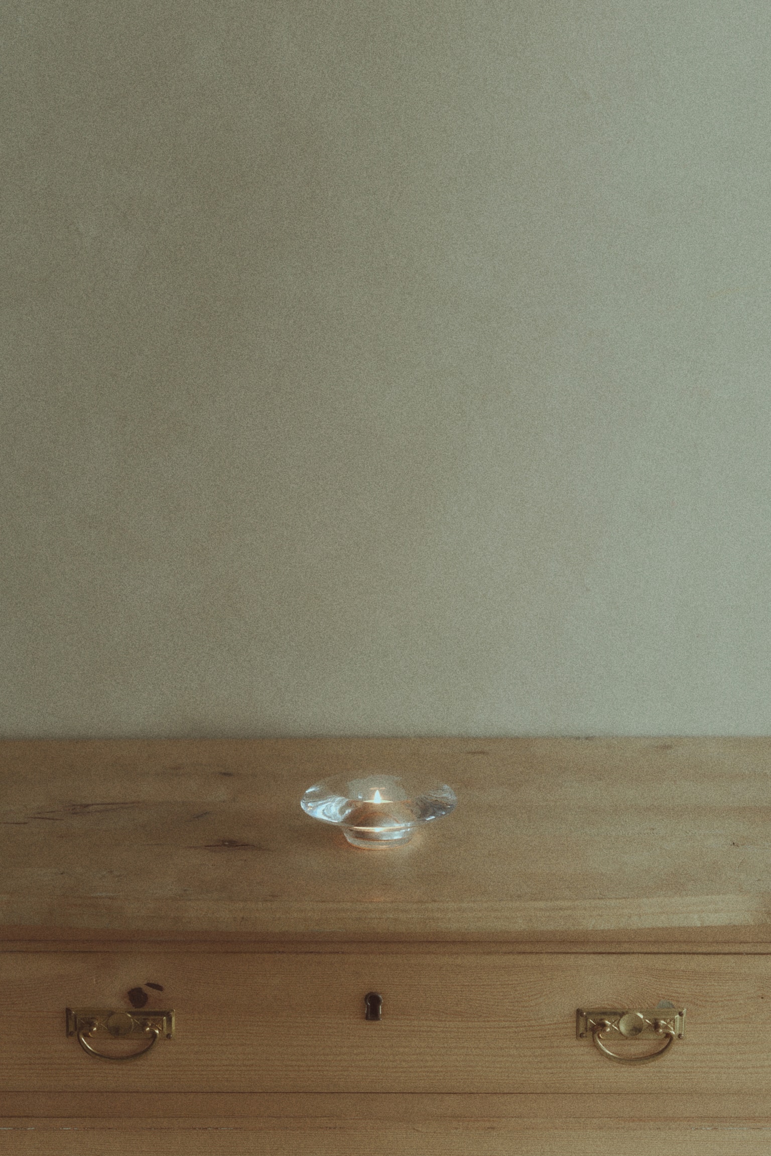 כלי זכוכית לנר חימום - שקוף/ורוד - 2