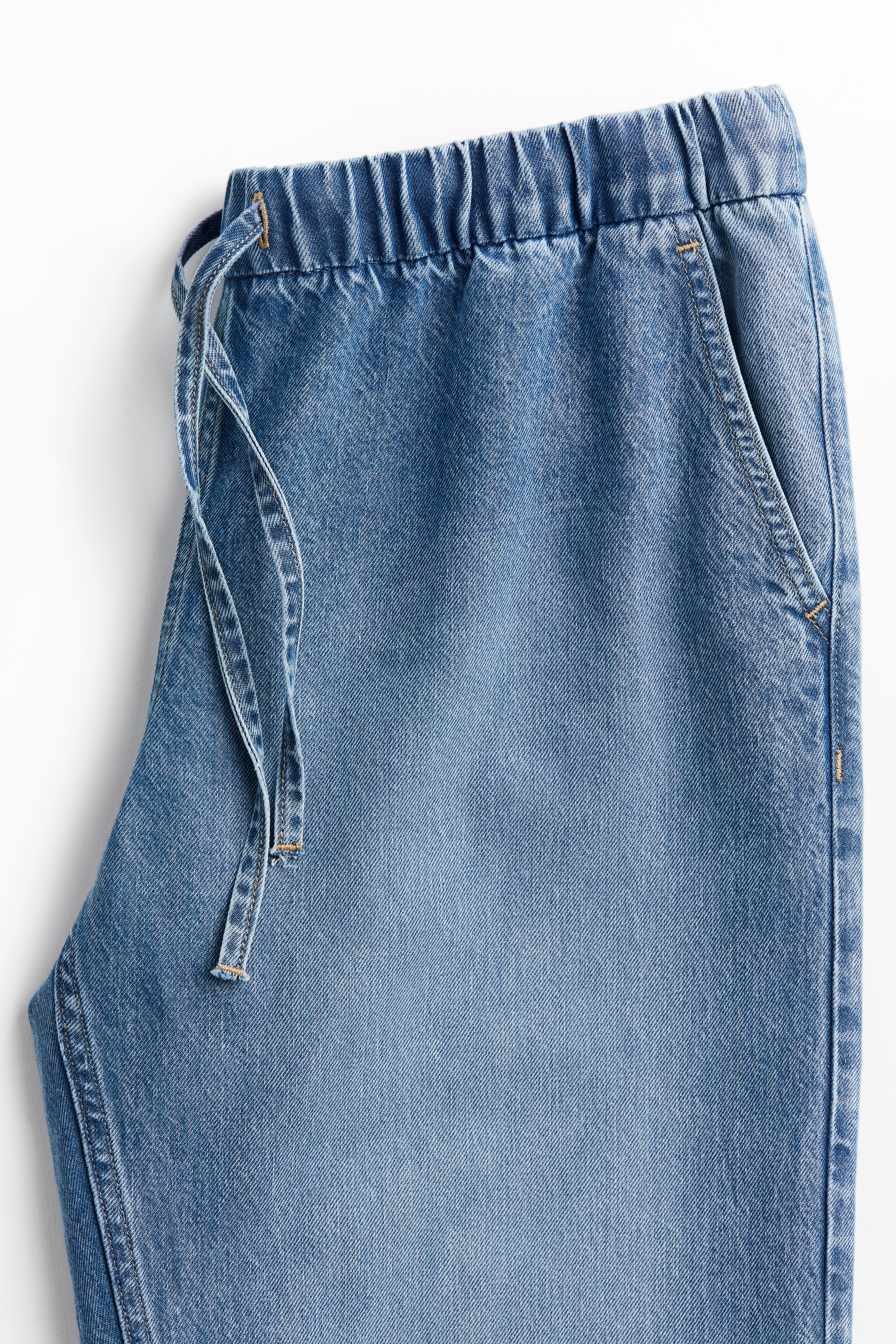 Denim joggers