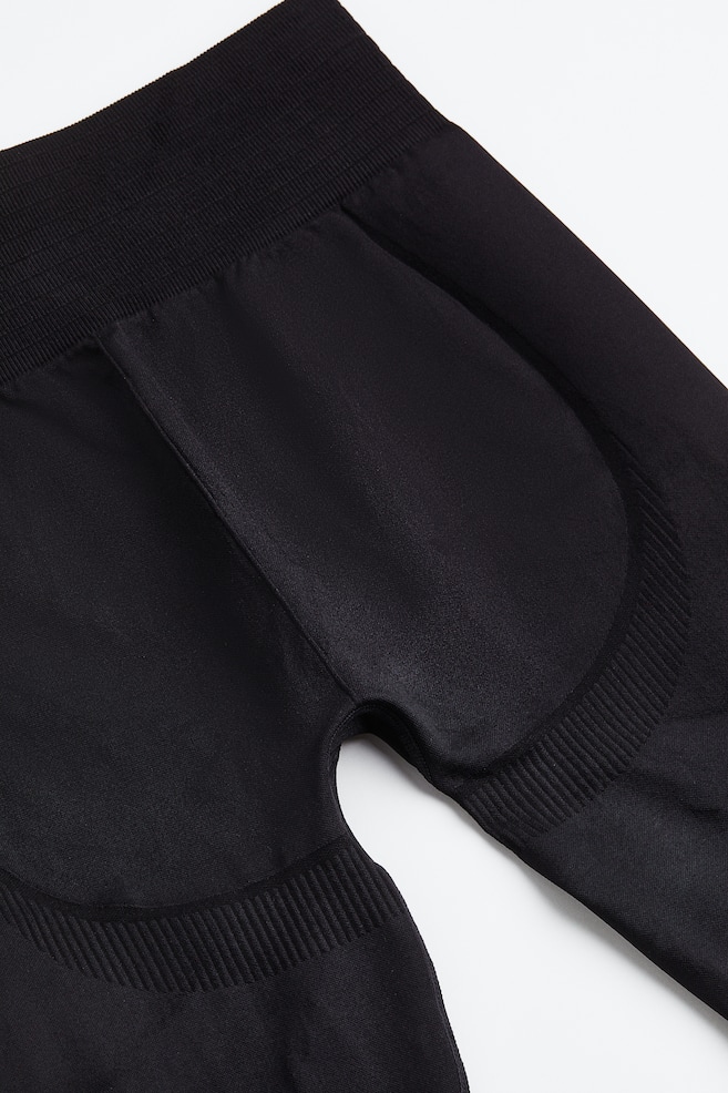 DryMove™ Seamless Shaping Sports tights - Black/Orange/Grey marl/Light pink/dc - 4