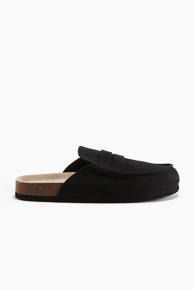 Loafer Mules - Black - 3