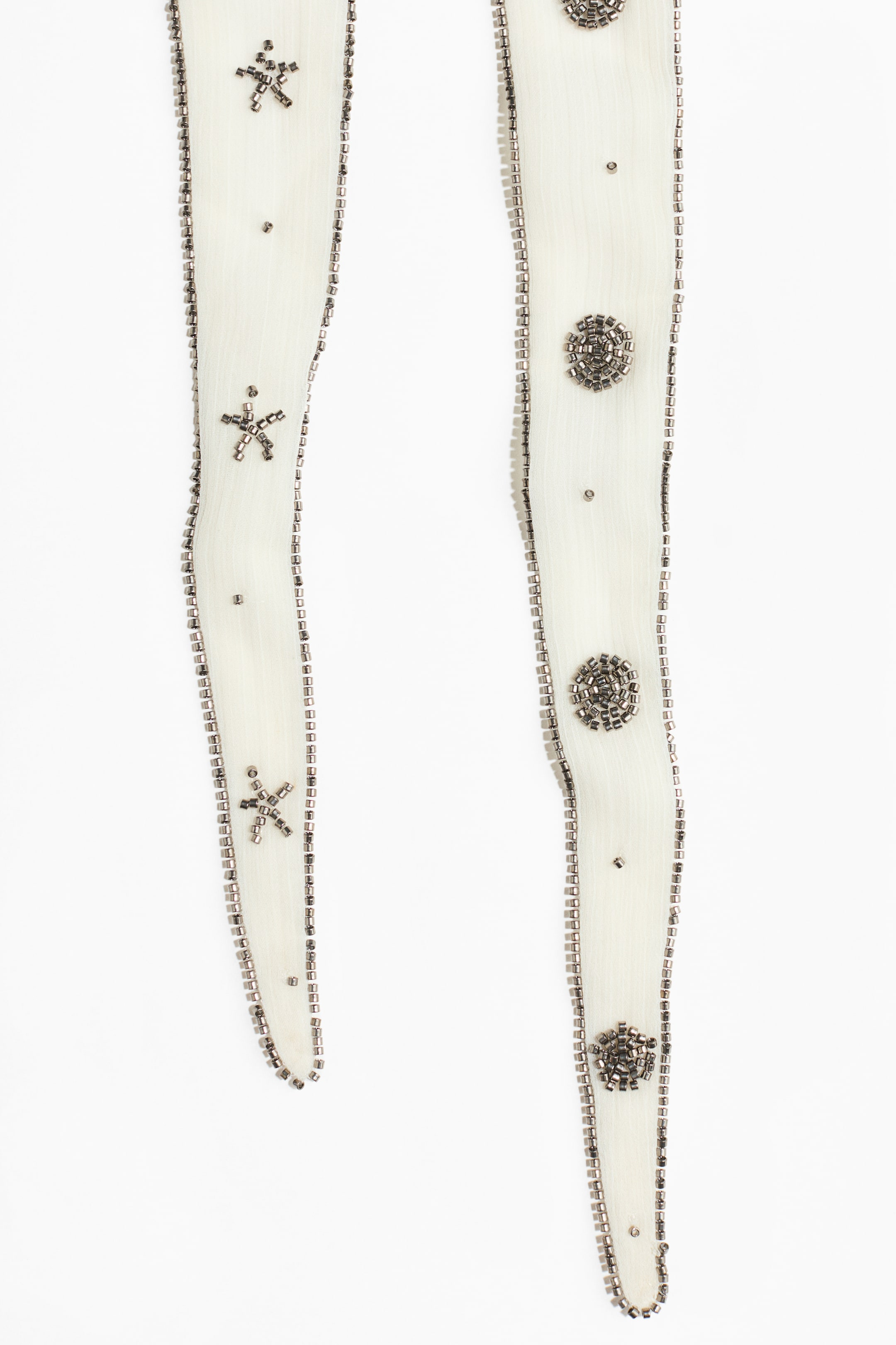 Embellished Chiffon Scarf
