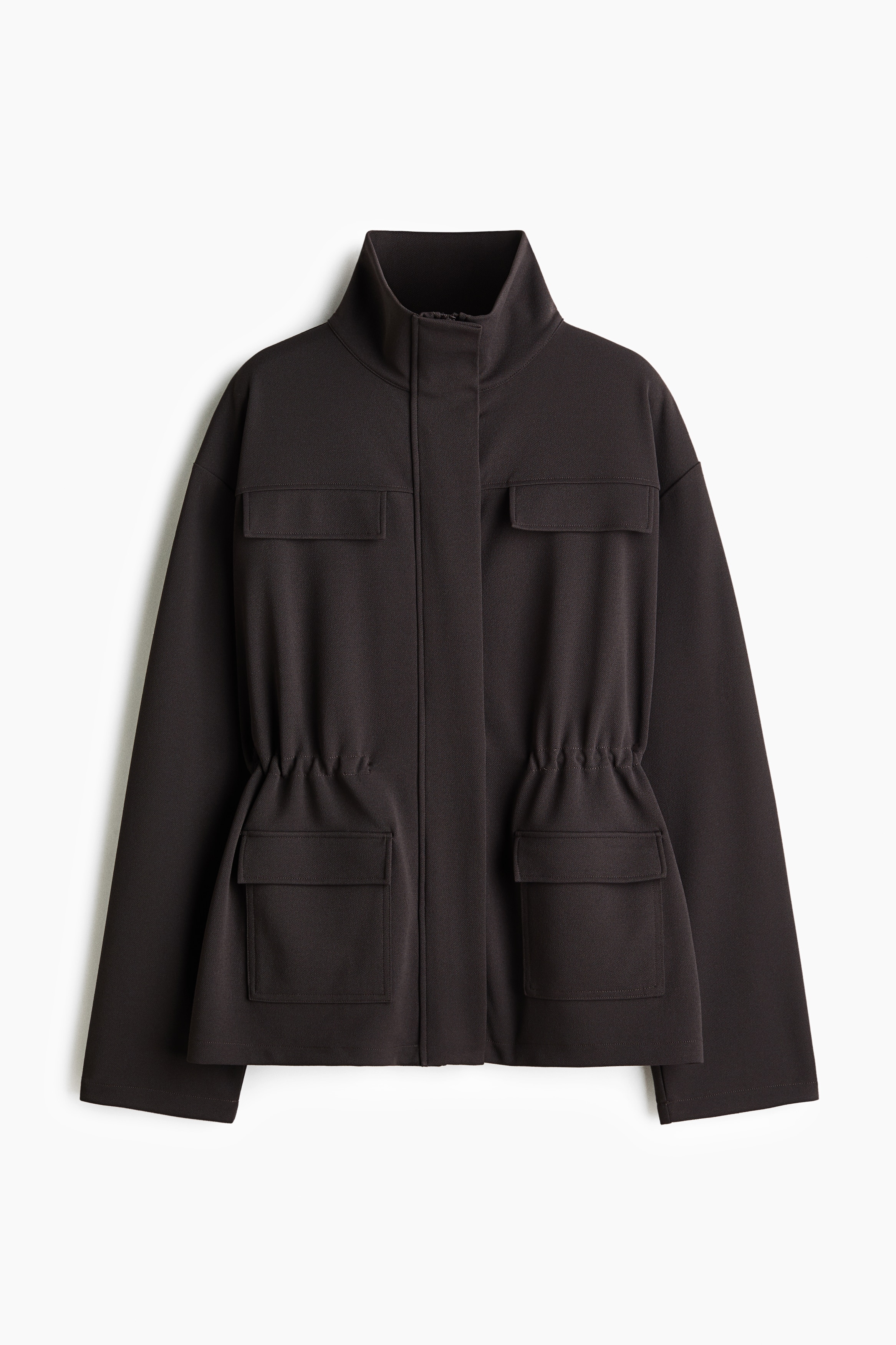 Ponte Jacket - Dark brown