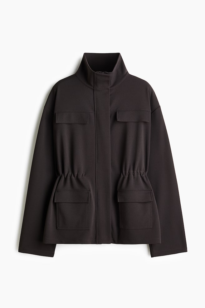Ponte Jacket - Dark brown - 1
