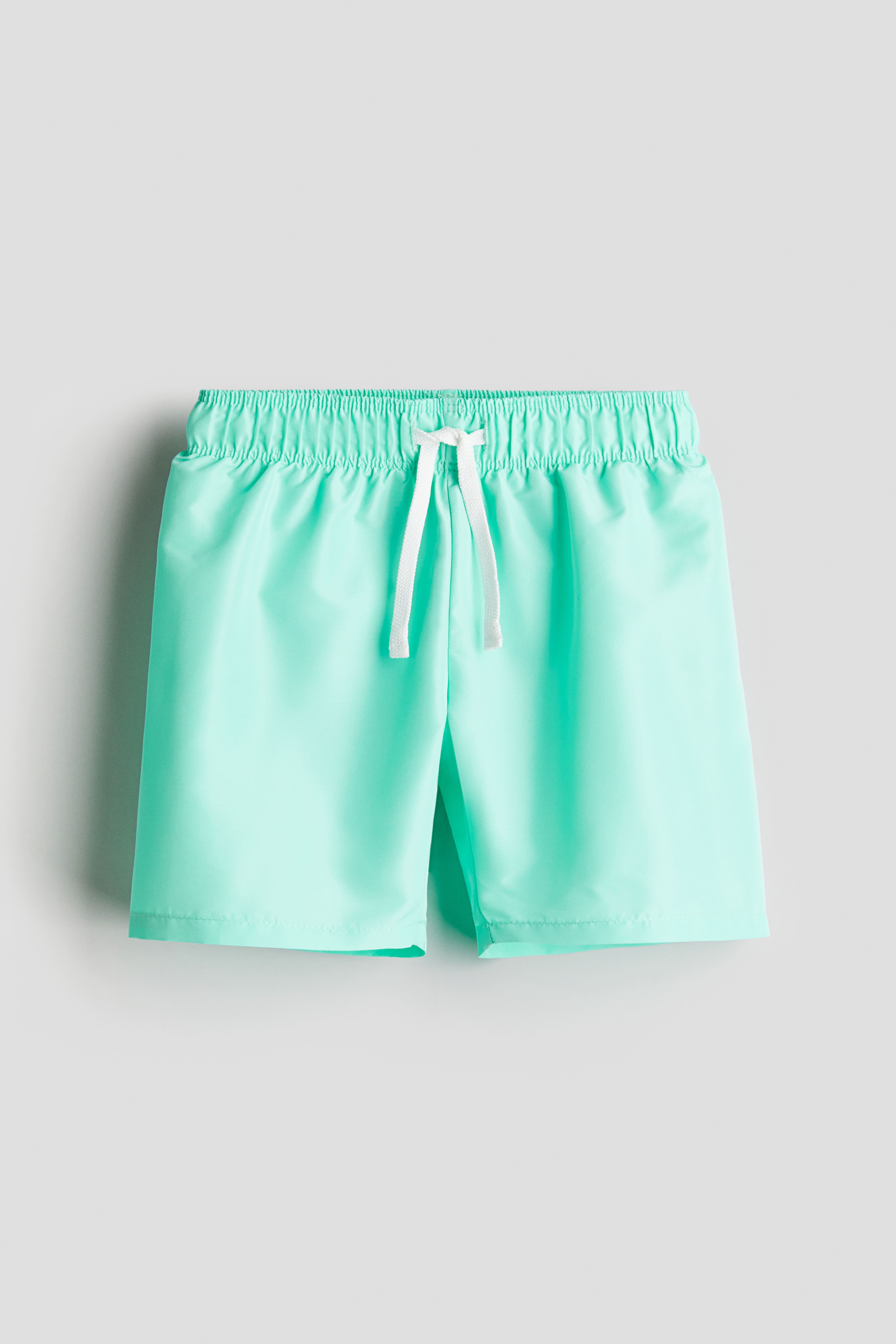 Swim Shorts - Regular waist - Midi - Mint green - Kids | H&M US