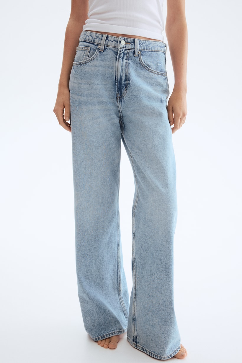 Ladies Jeans Vintage Slim High Waisted Denim H&m Vintage Fit