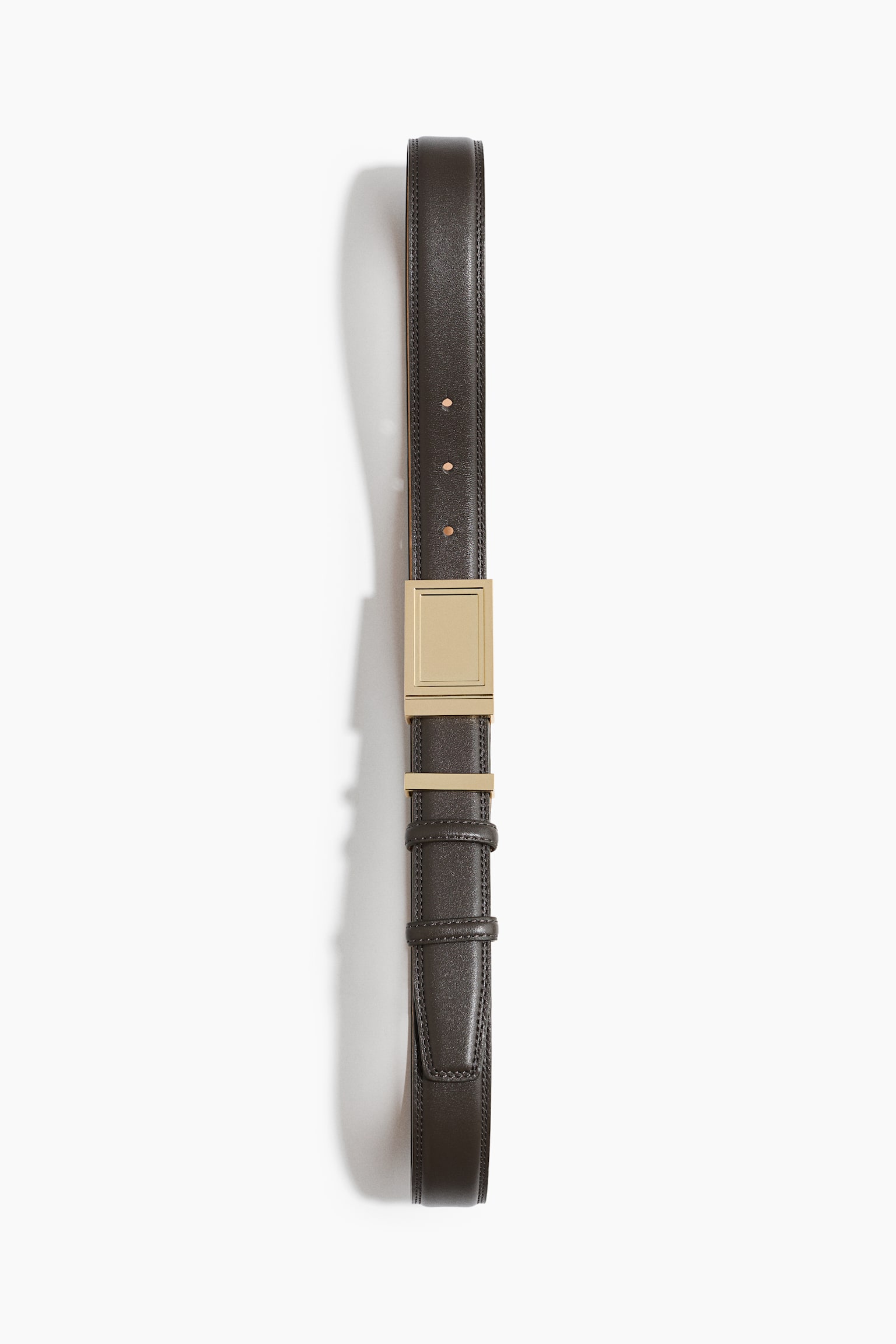 Leather belt - Dark mole - 1
