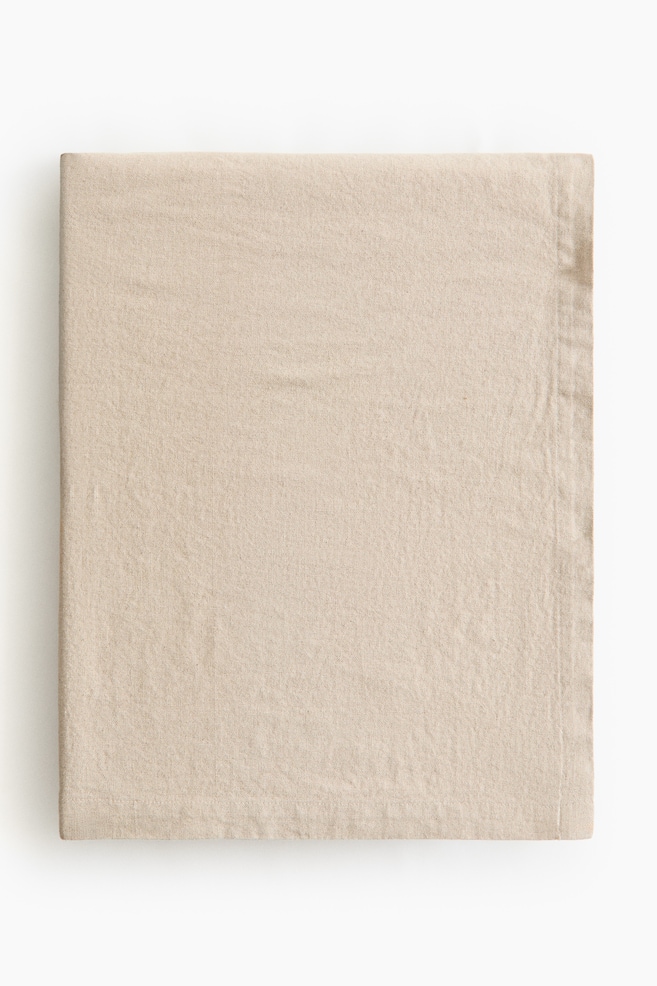 Linen-Blend Tablecloth - Beige/Taupe/Dusty blue/Sage green/White - 1
