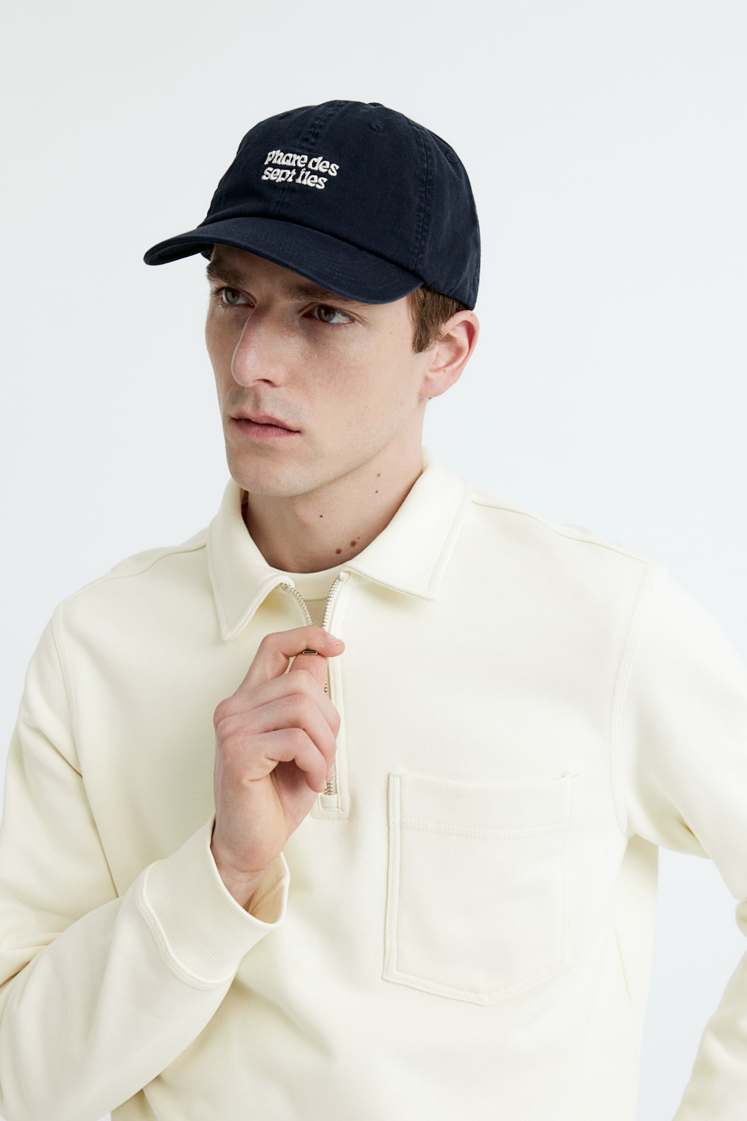 Regular Fit Cotton Polo Shirt - Cream - 1