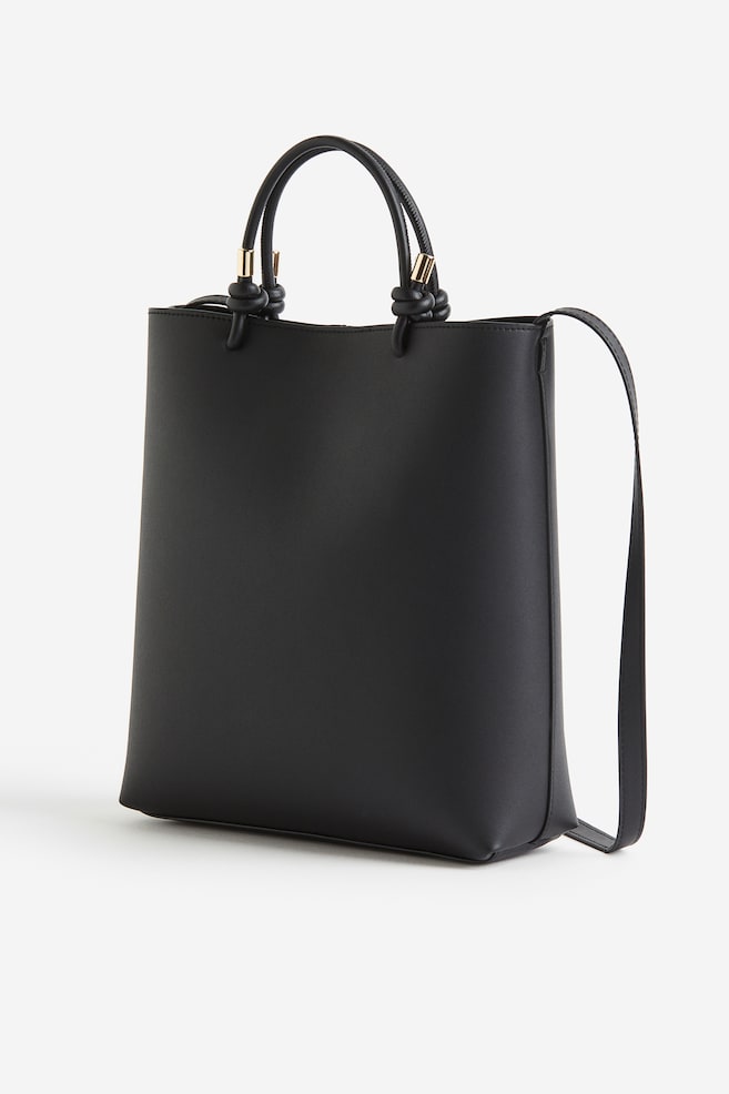Knot-detail shoulder bag - Black - 5